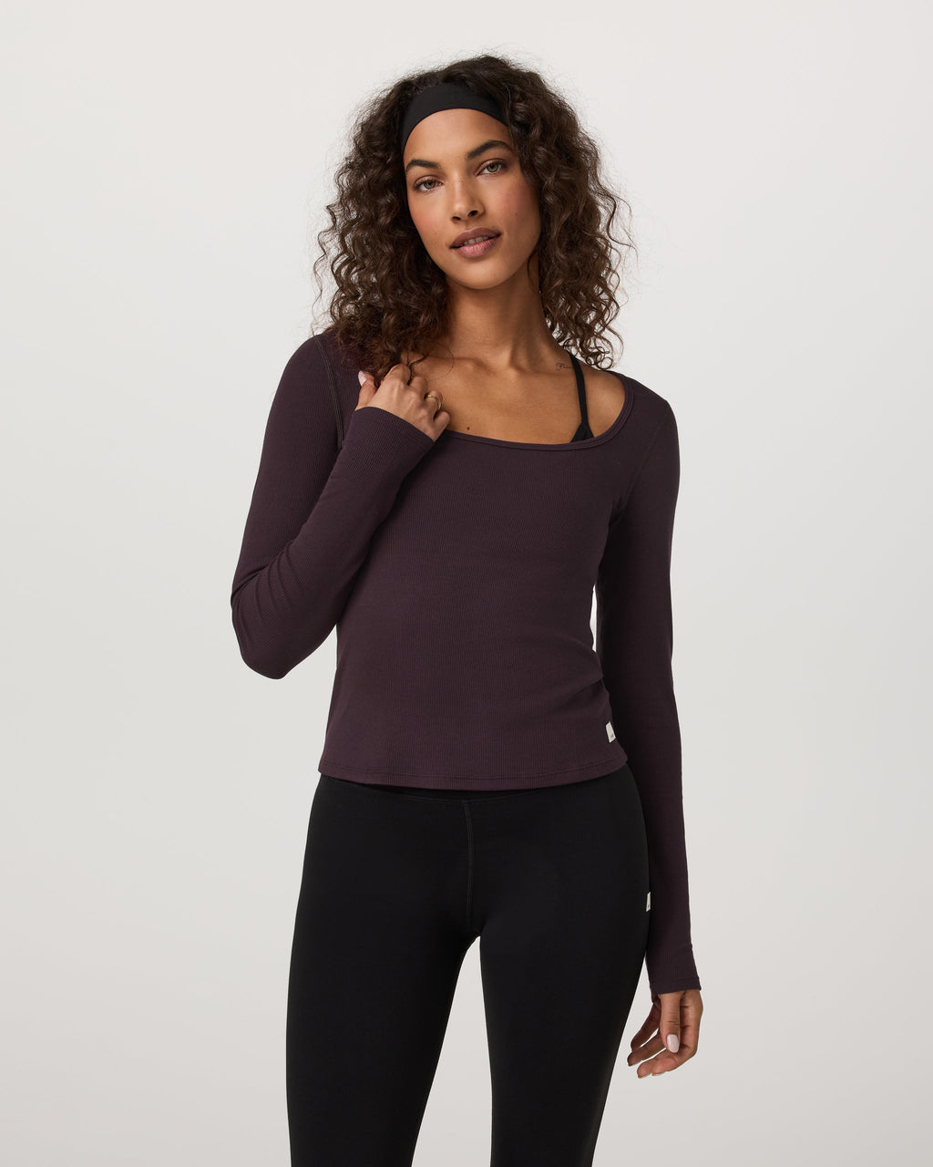 Long Sleeve Cove Ultra Scoop | Raisin