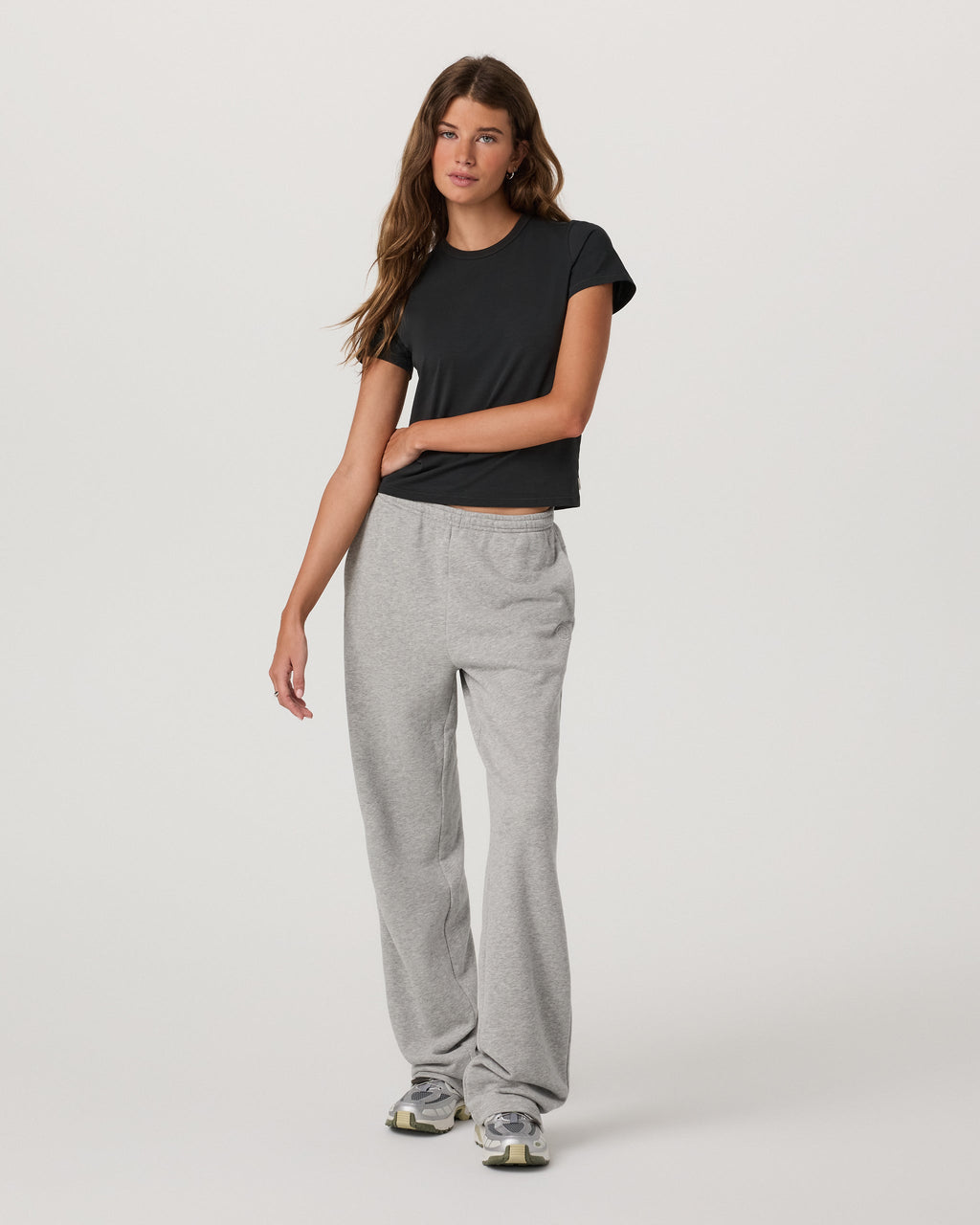 Short Sleeve Feather Classic Tee | Washed Black