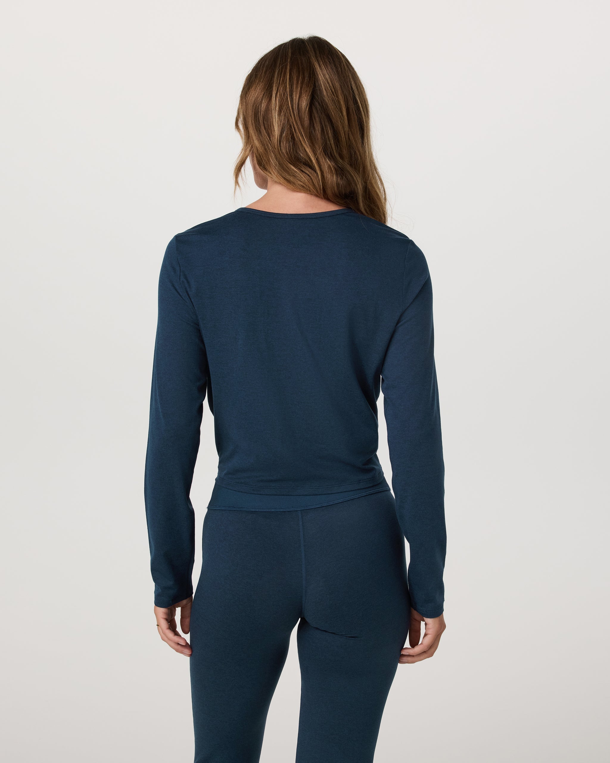 Halo Cardigan 2.0 | Blue Coast Heather