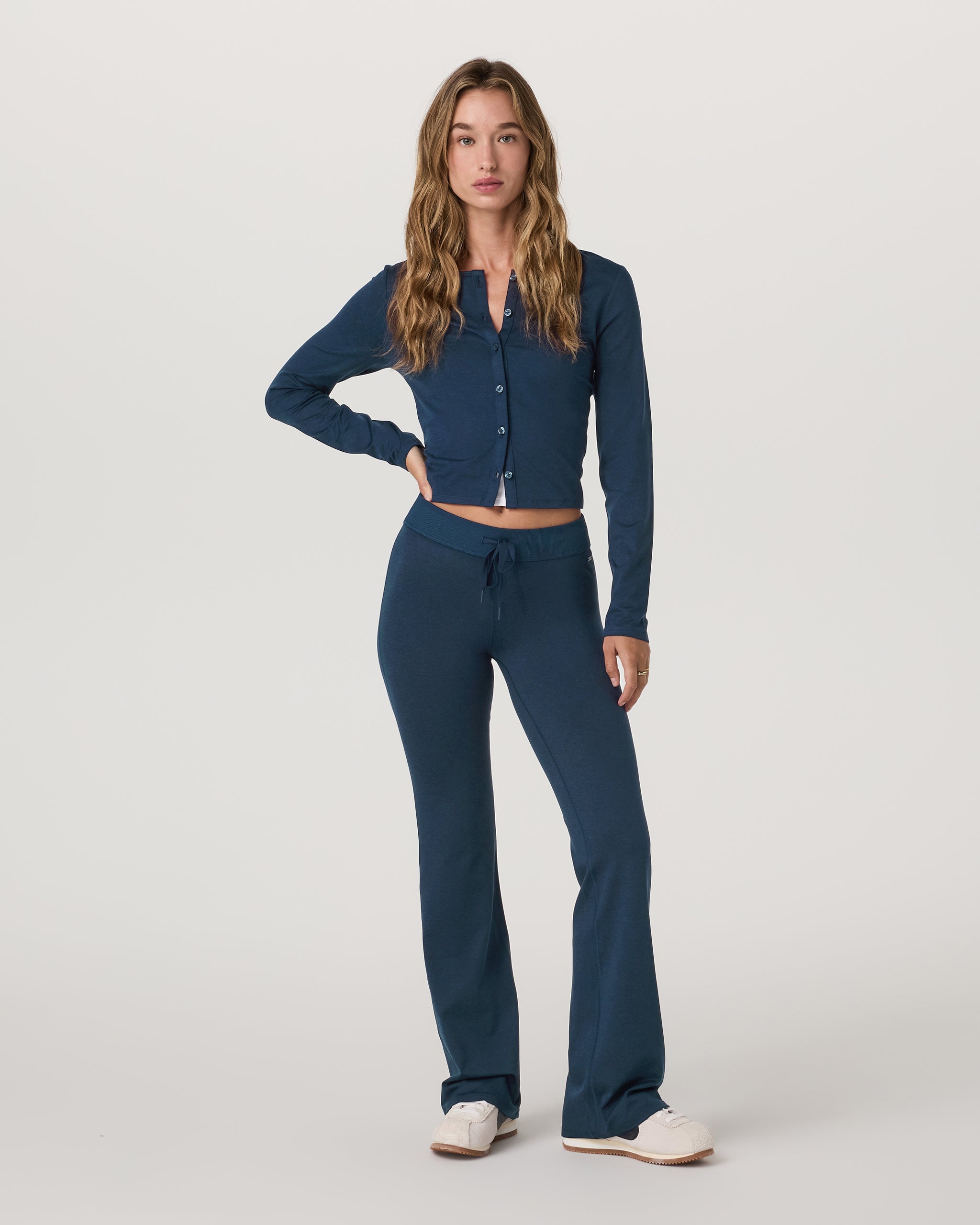 Halo Cardigan 2.0 | Blue Coast Heather