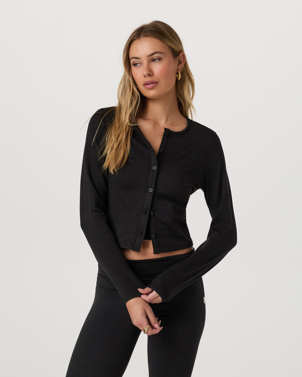 Halo Cardigan 2.0 | Black Heather