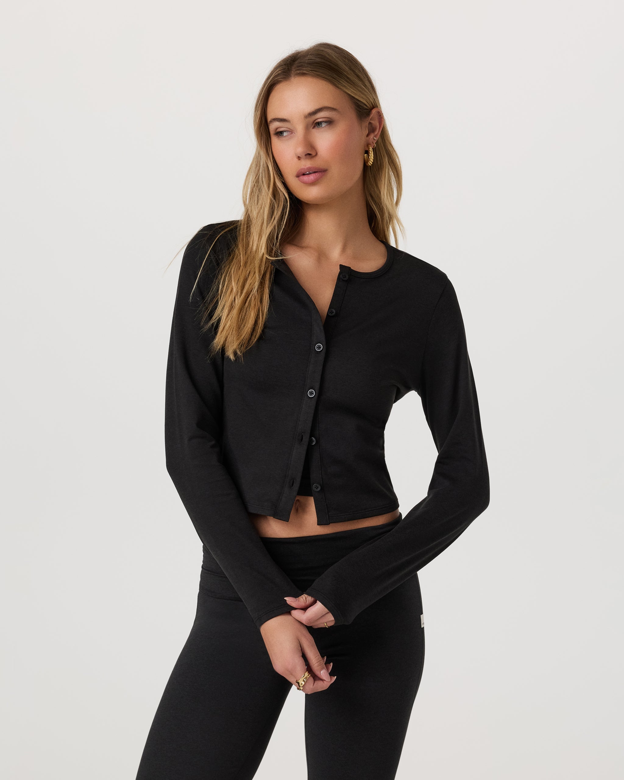 Halo Cardigan 2.0 | Black Heather