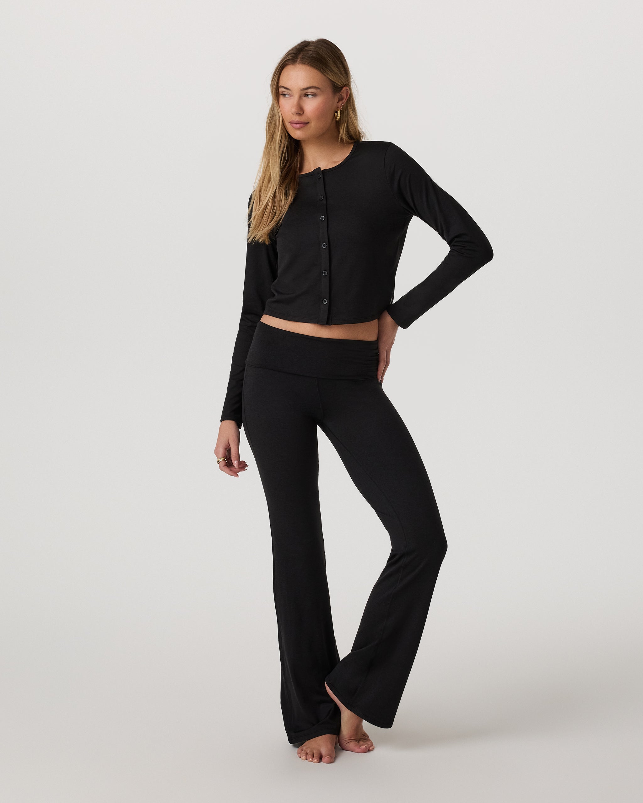 Halo Cardigan 2.0 | Black Heather