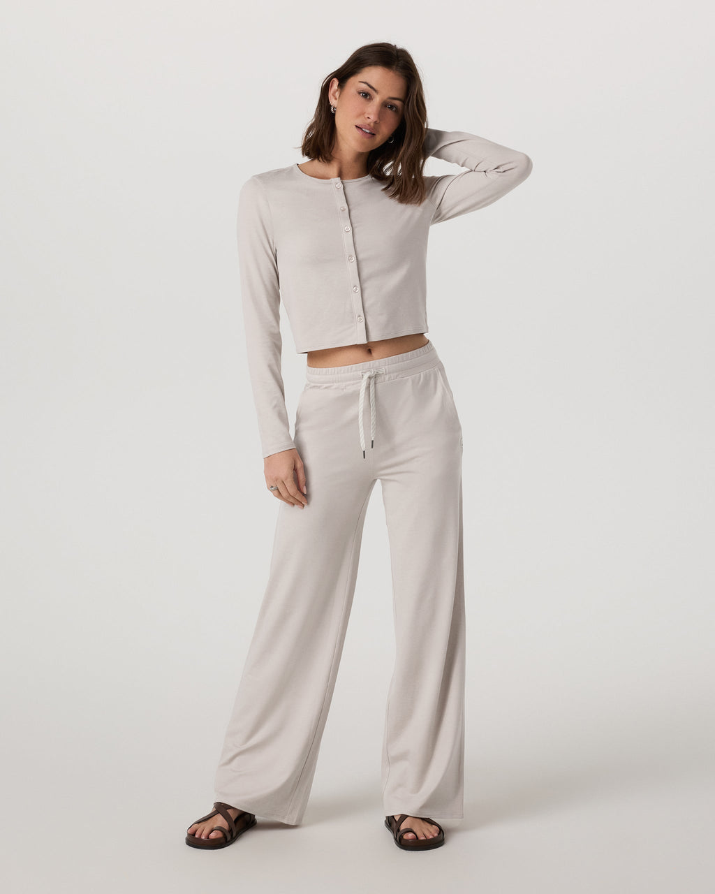 Halo Cardigan 2.0 | Ecru Heather