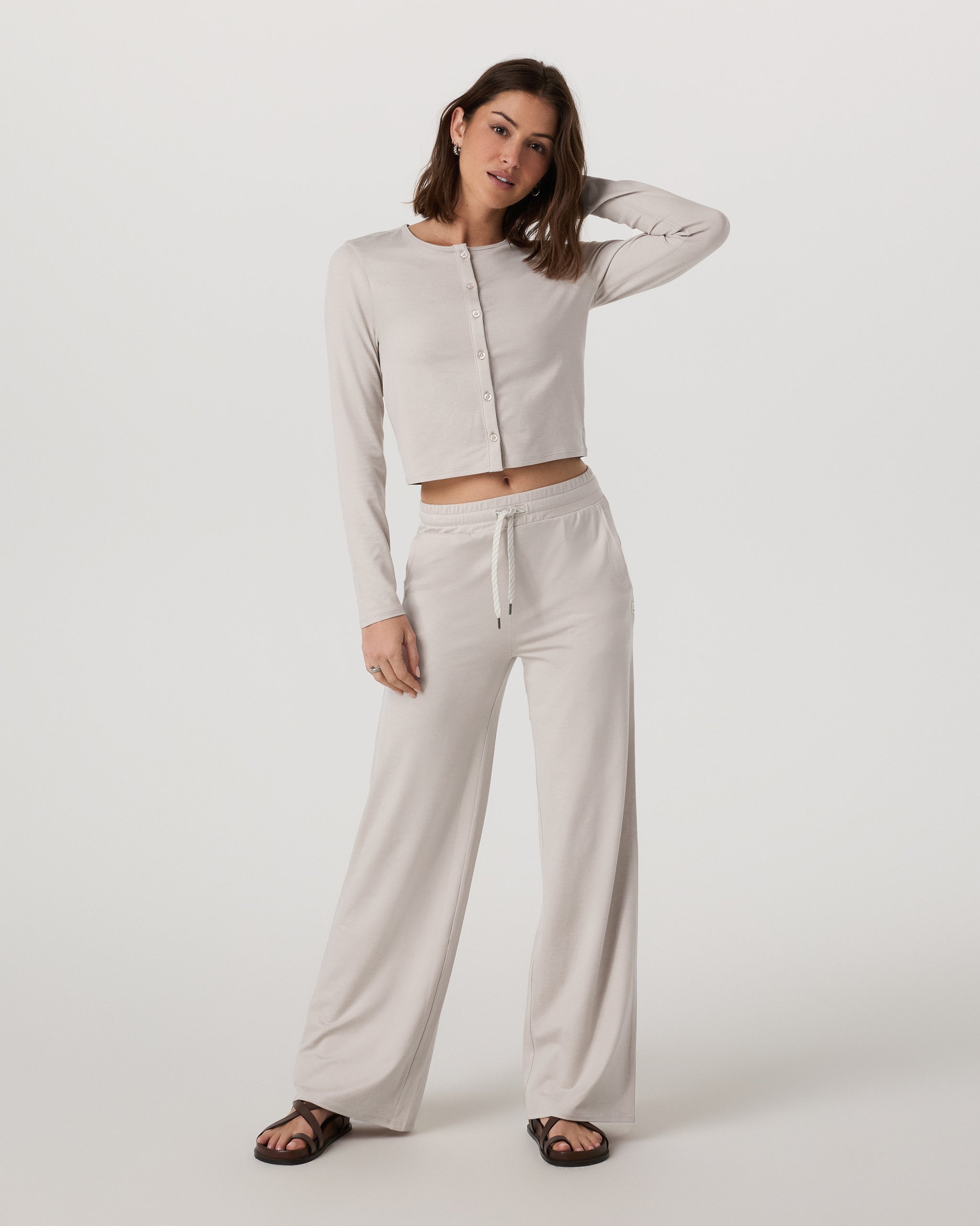 Halo Cardigan 2.0 | Ecru Heather