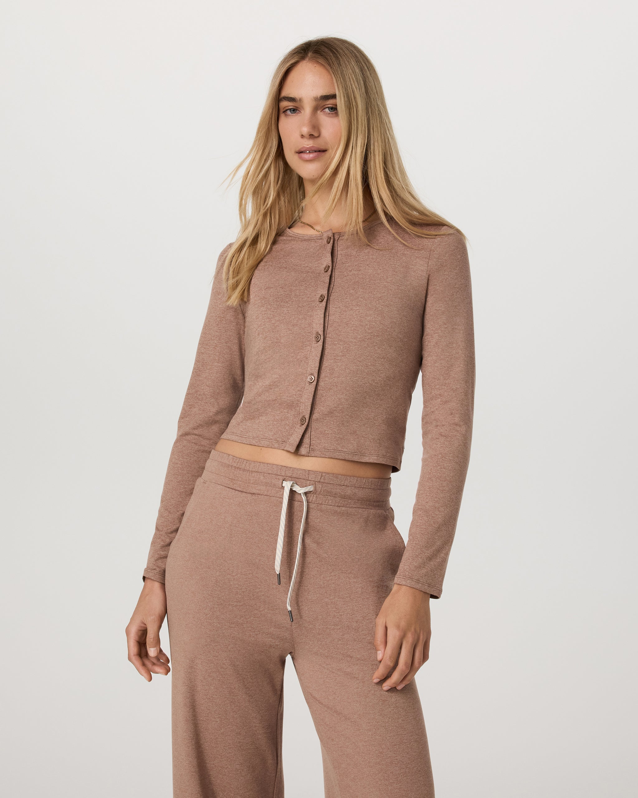 Halo Cardigan 2.0 | Nutmeg Heather