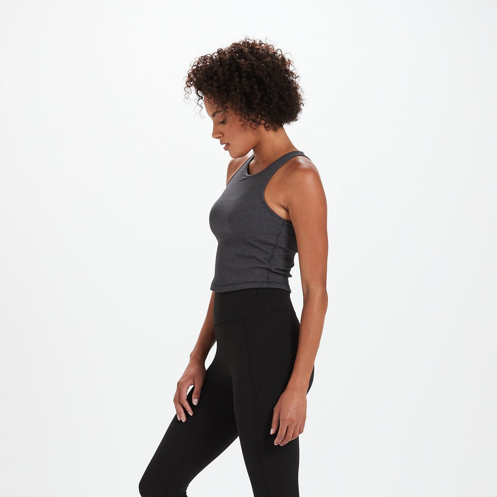 Plyo Tank | Charcoal Heather