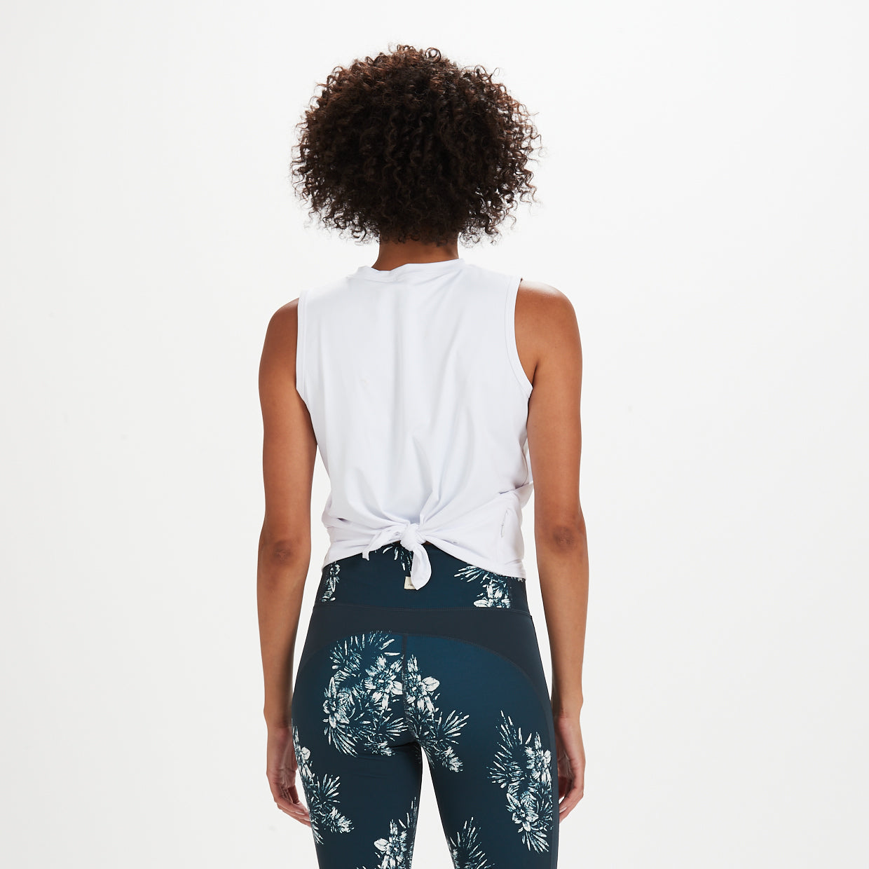 Holly Tie Back Water Tee | White