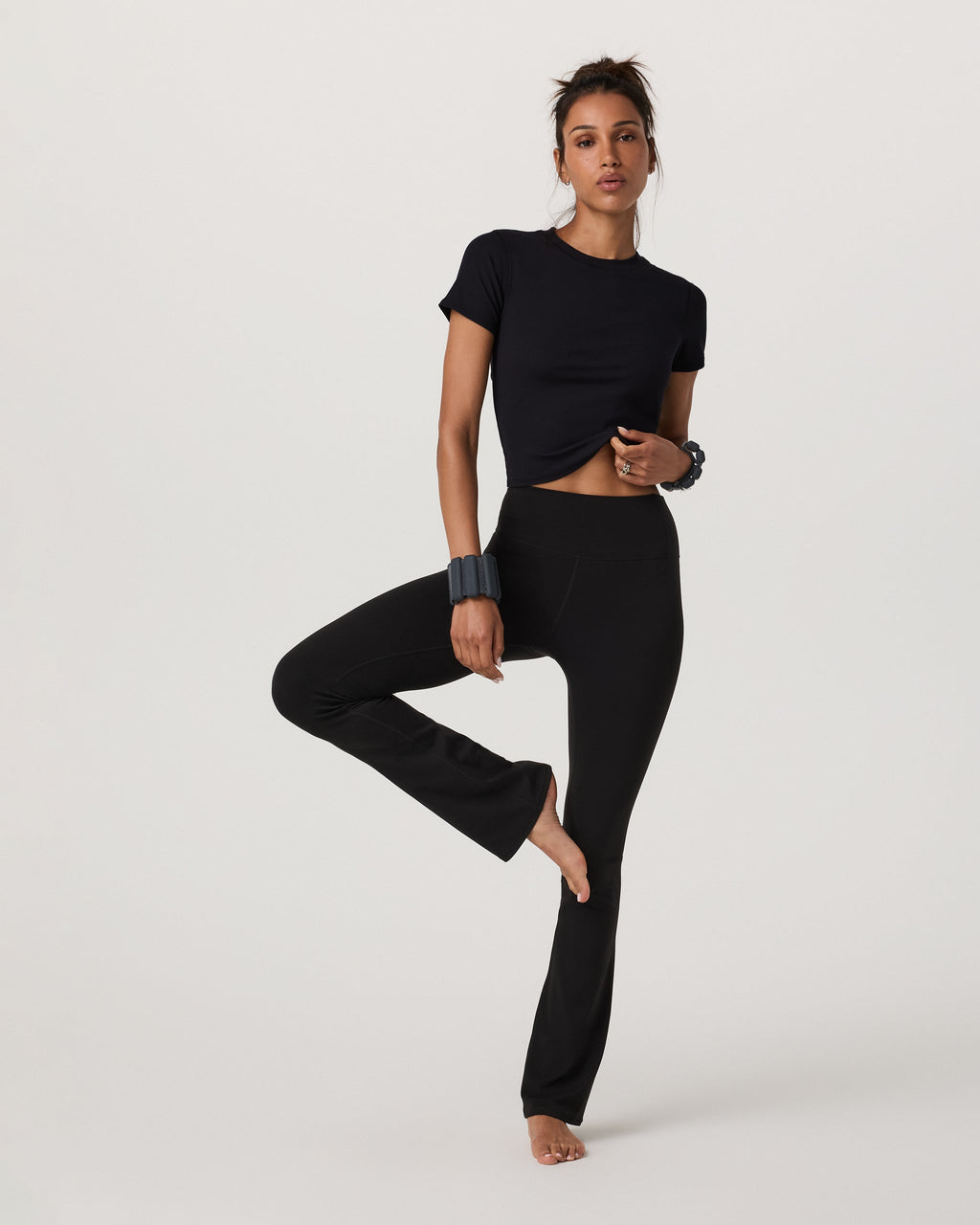 Pose Fitted Tee | Black