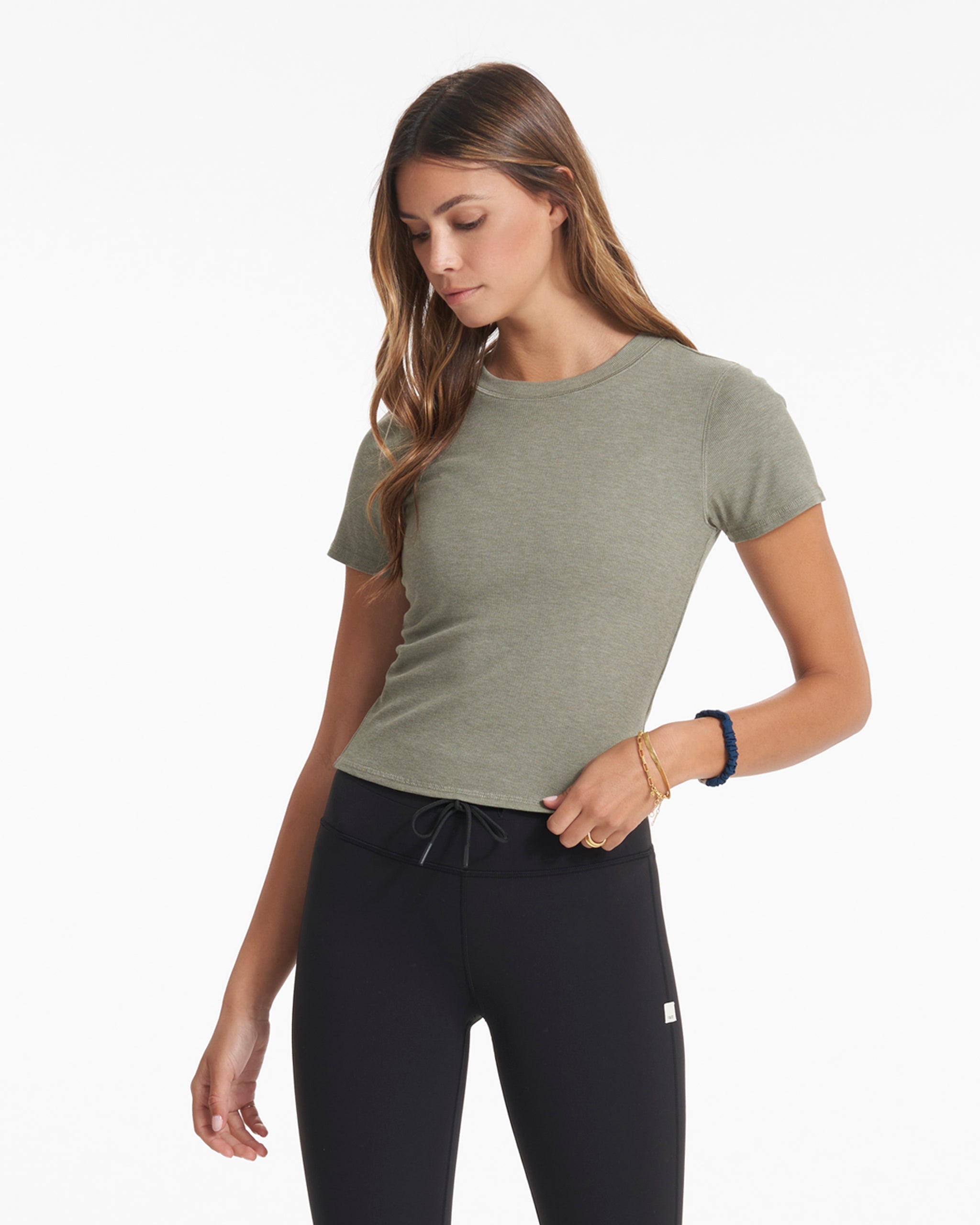 Pose Fitted Tee | Laurel Heather