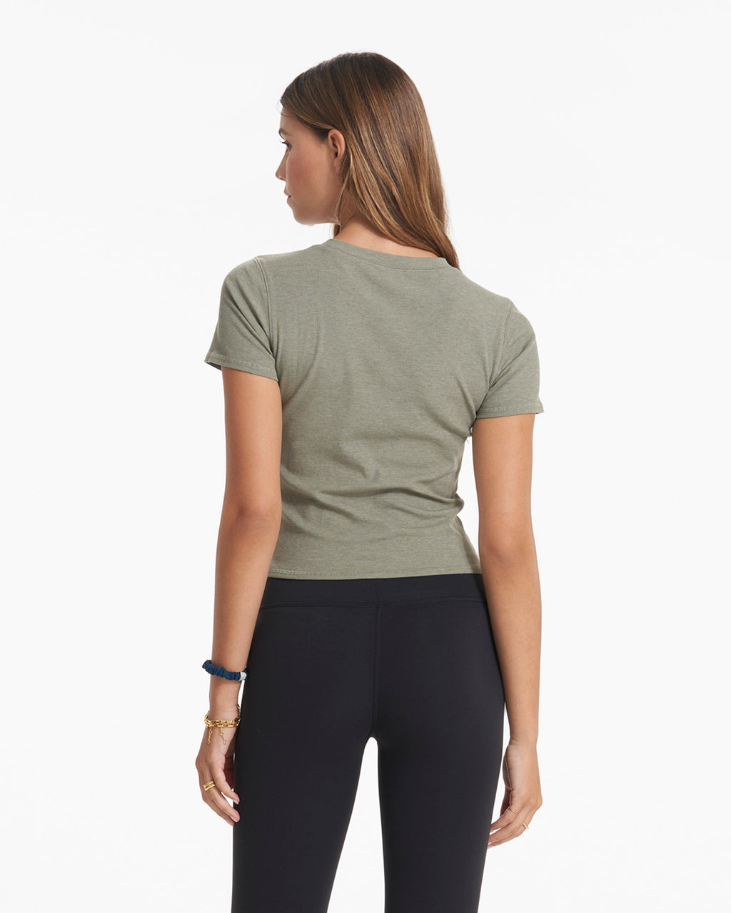 Pose Fitted Tee | Laurel Heather