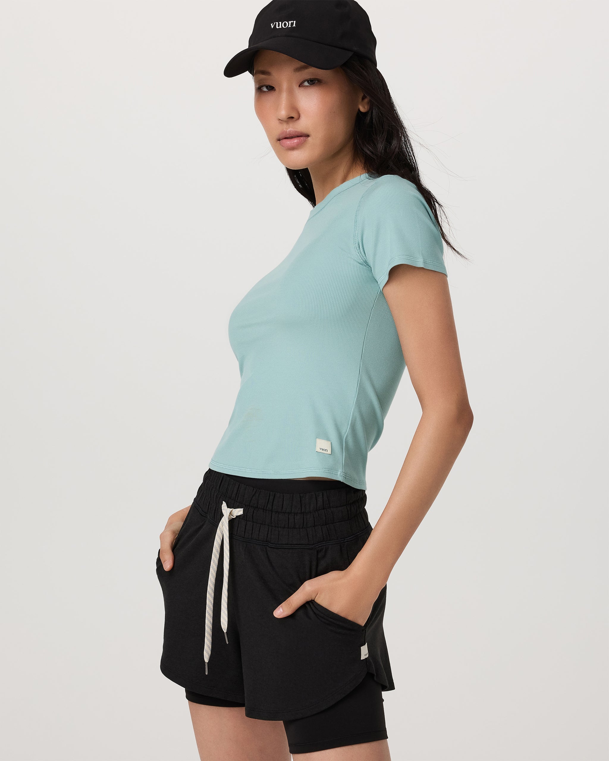 Pose Fitted Tee | Sea Spray