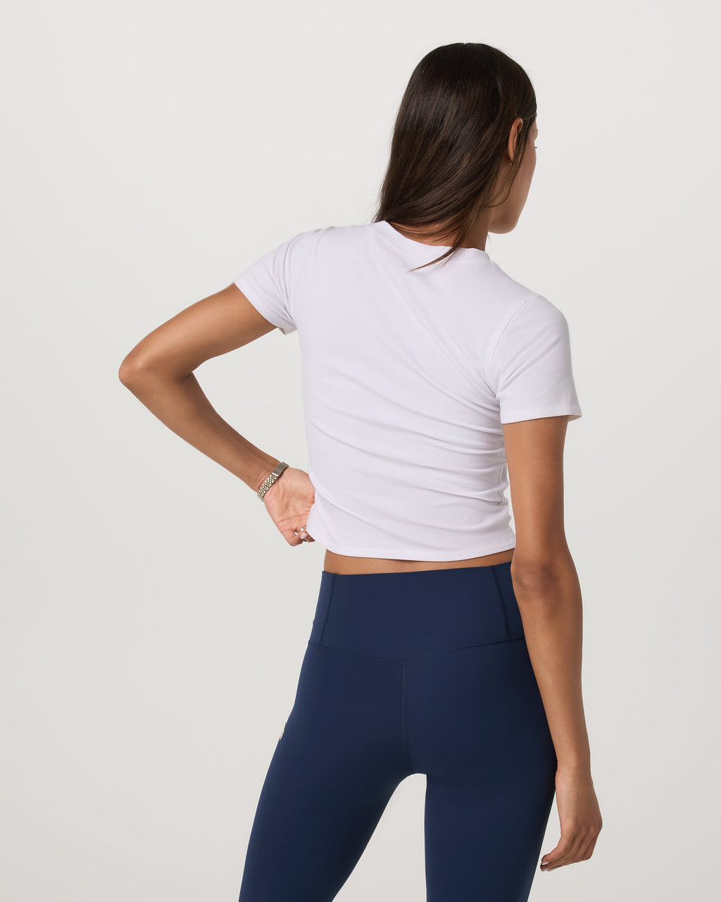 Pose Fitted Tee | White