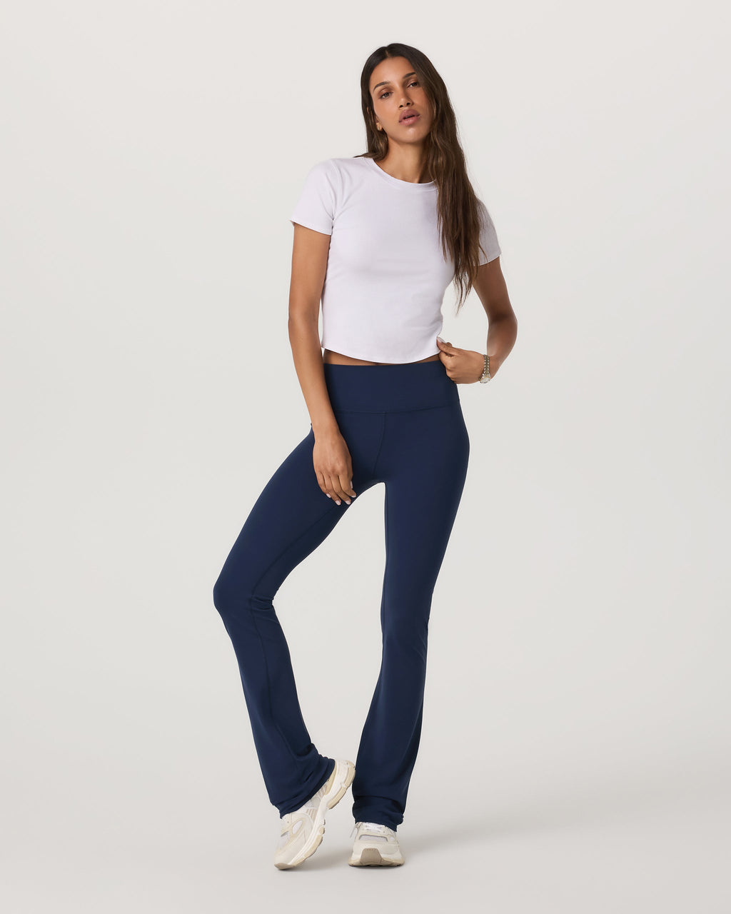 Pose Fitted Tee | White