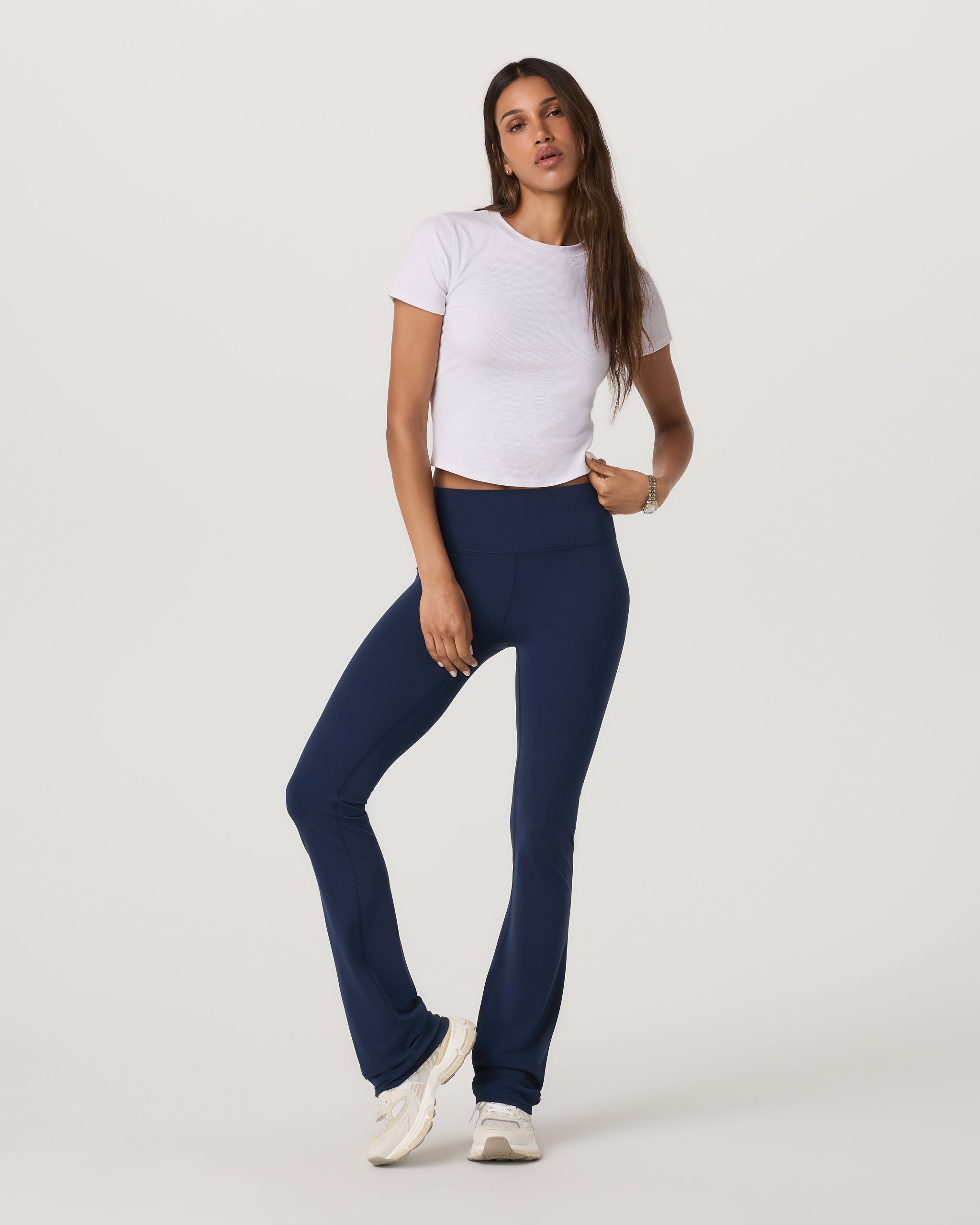 Pose Fitted Tee | White