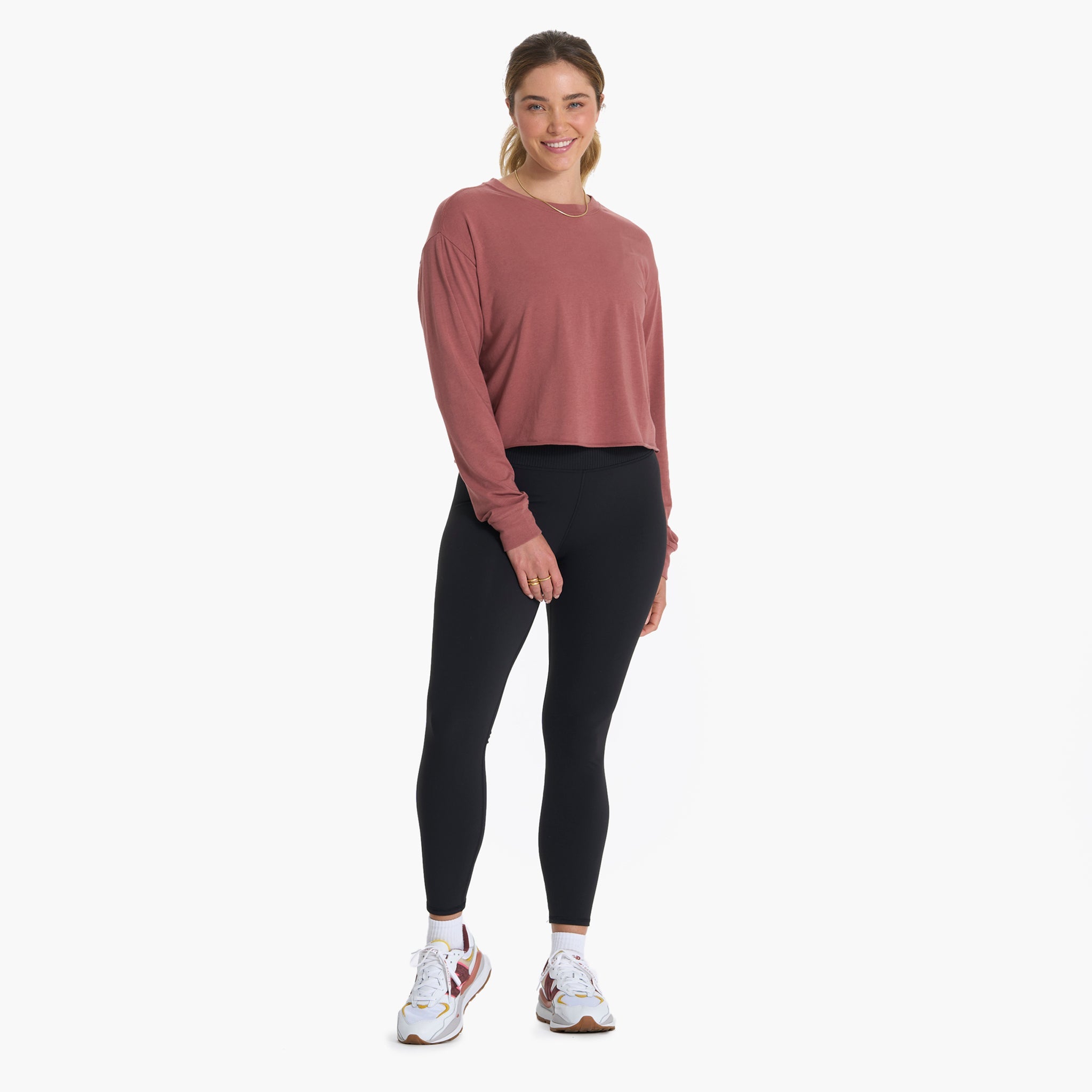 Long-Sleeve Coast Tee | Rosewood