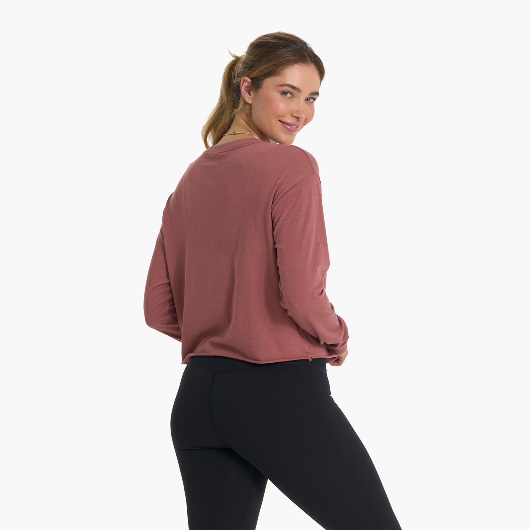 Long-Sleeve Coast Tee | Rosewood