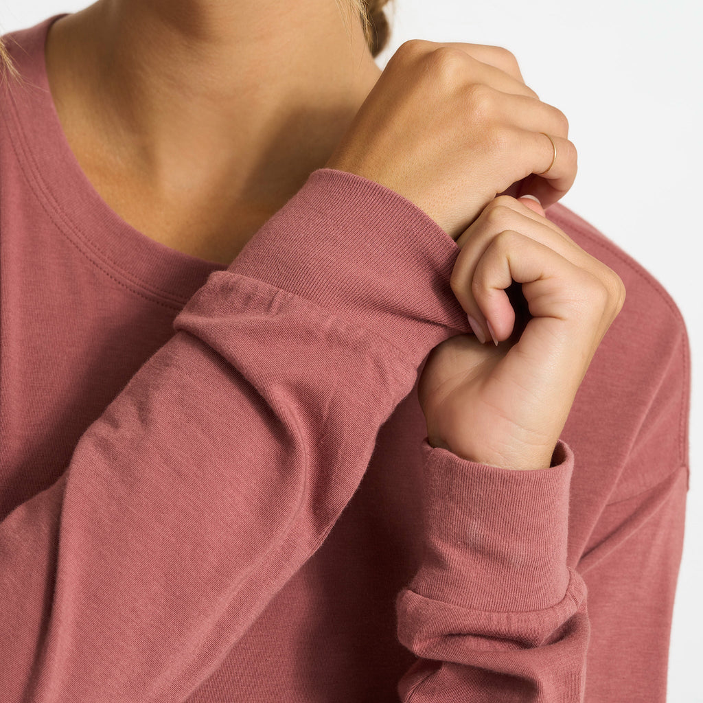 Long-Sleeve Coast Tee | Rosewood