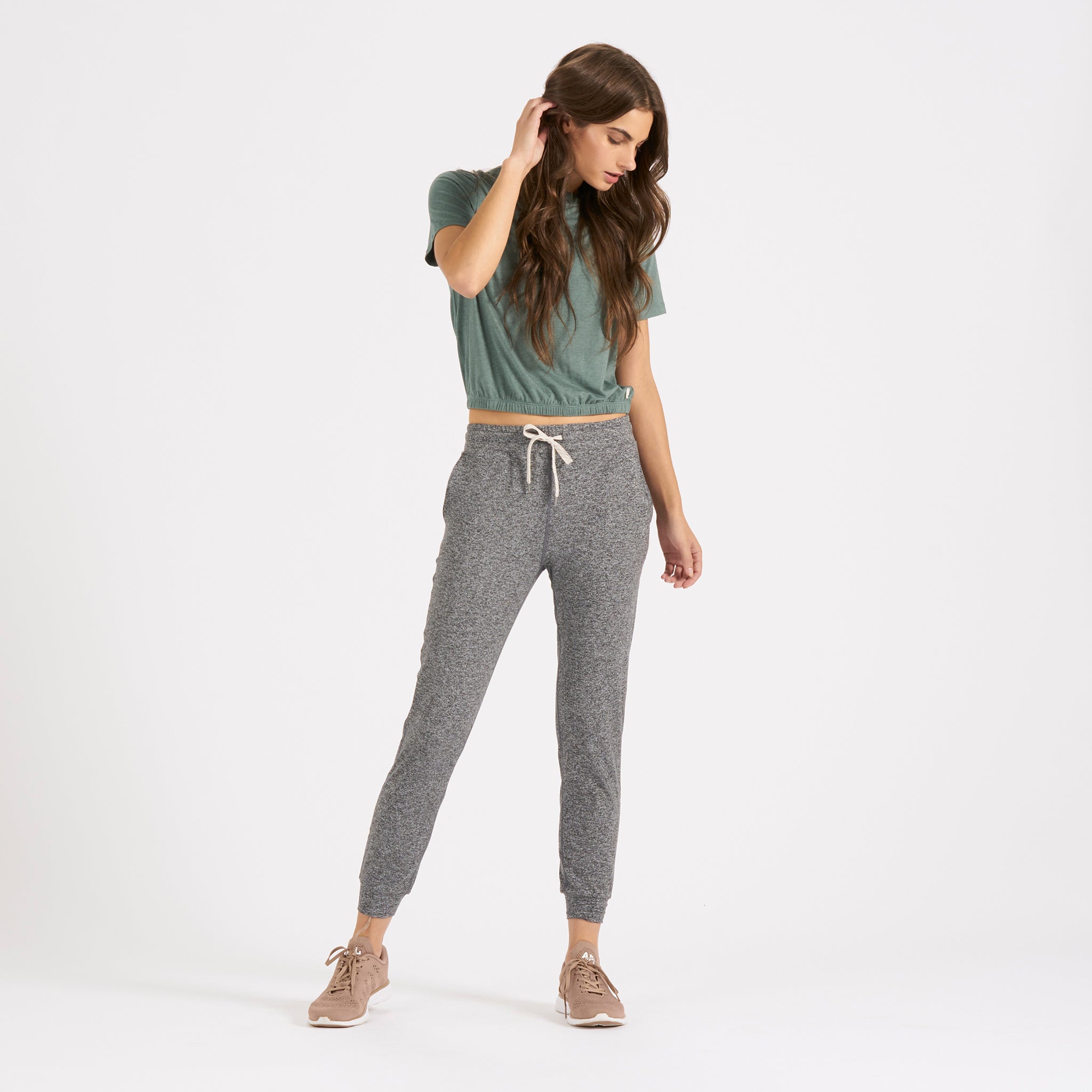 Balance Tee | Kelp Heather