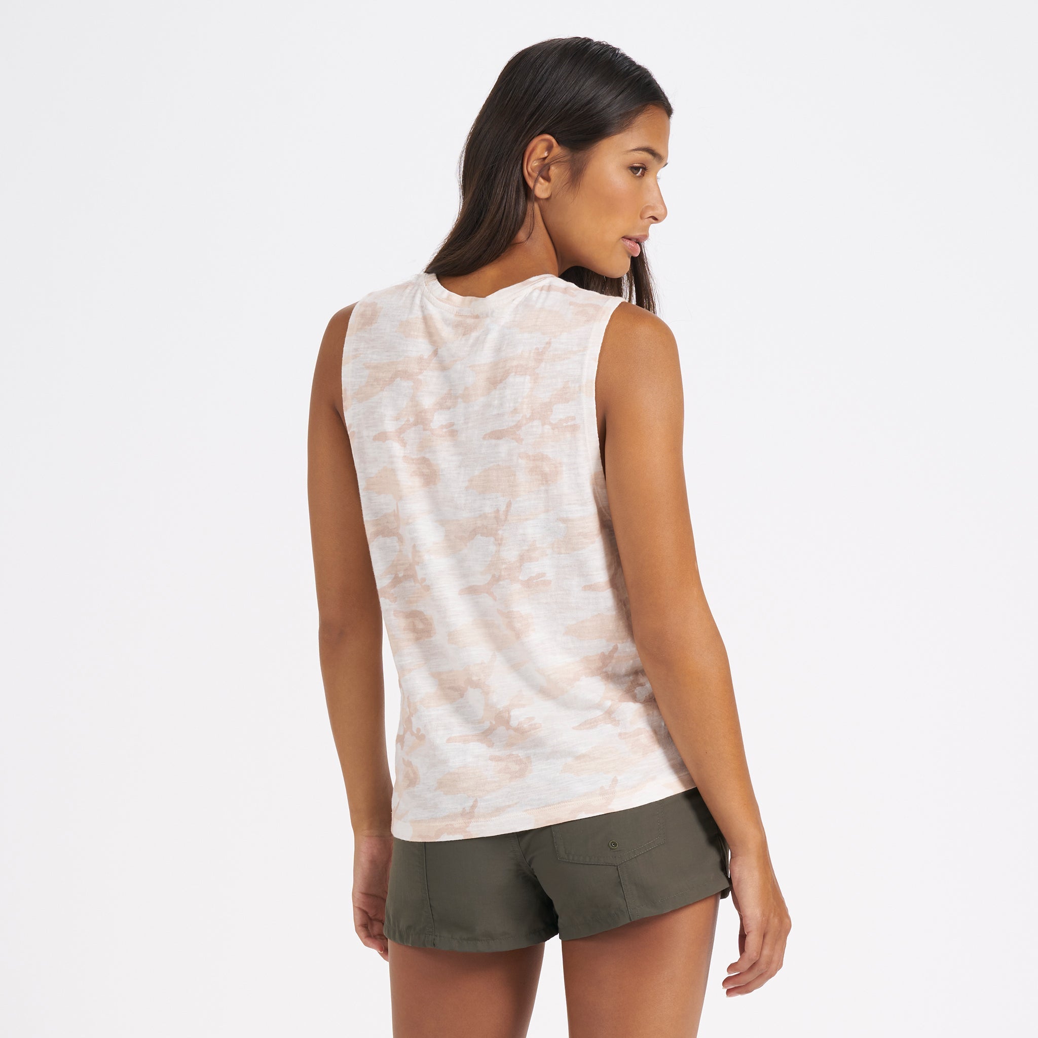 Sunset Tank | Bisque Camo