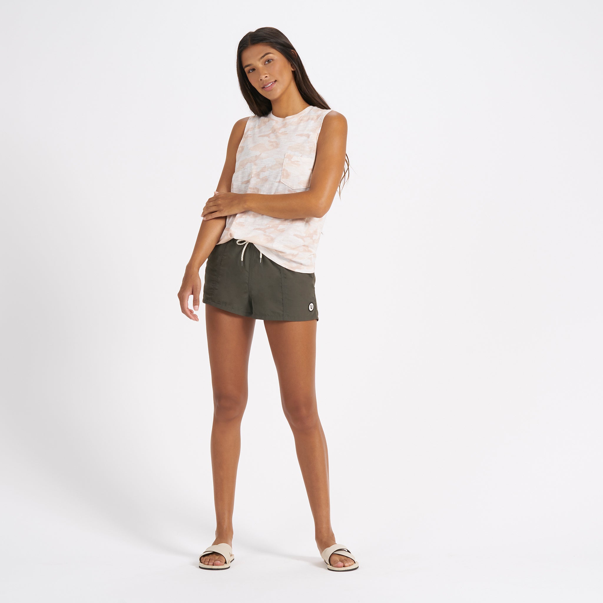 Sunset Tank | Bisque Camo