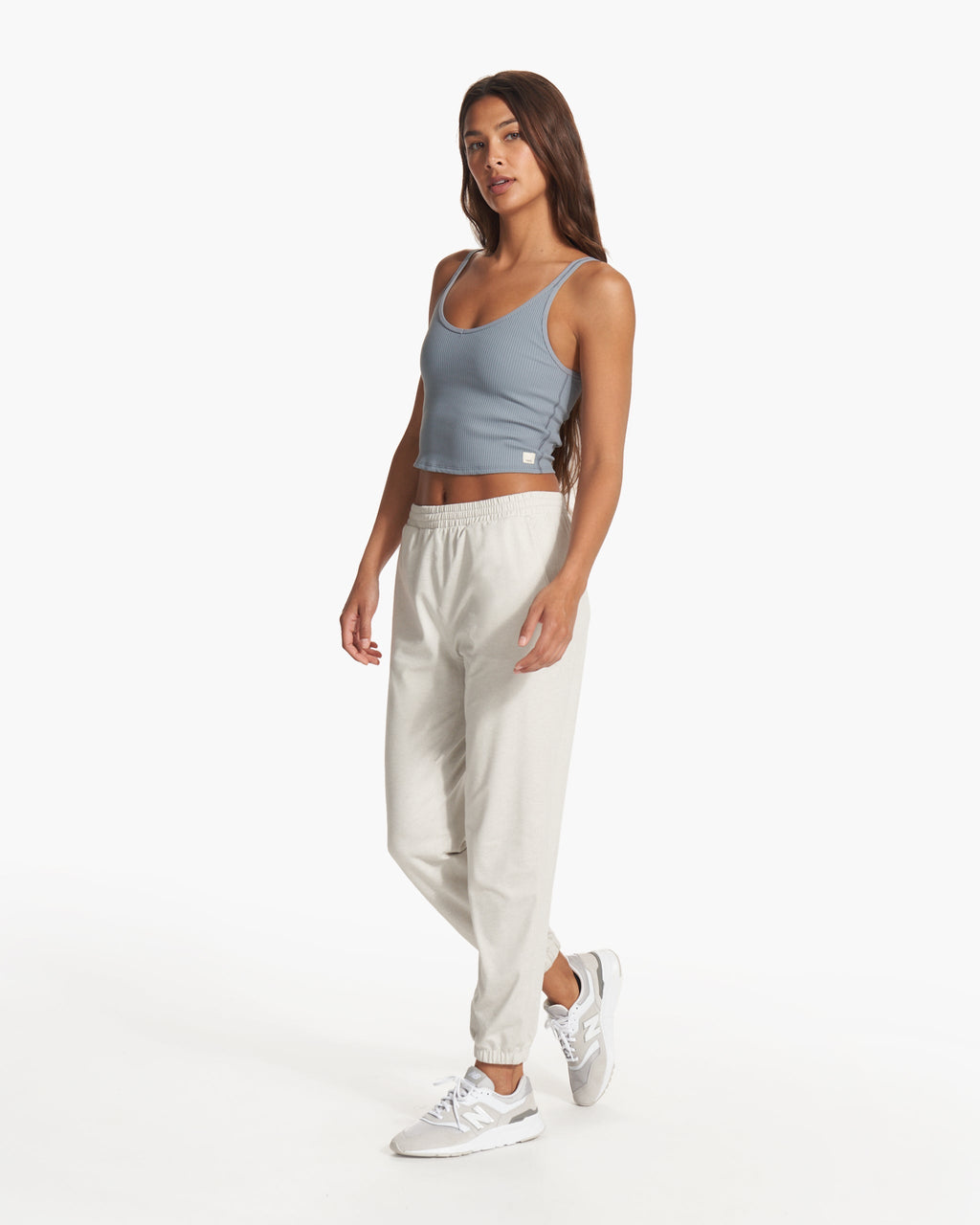 Rib Crop Tank | Flint