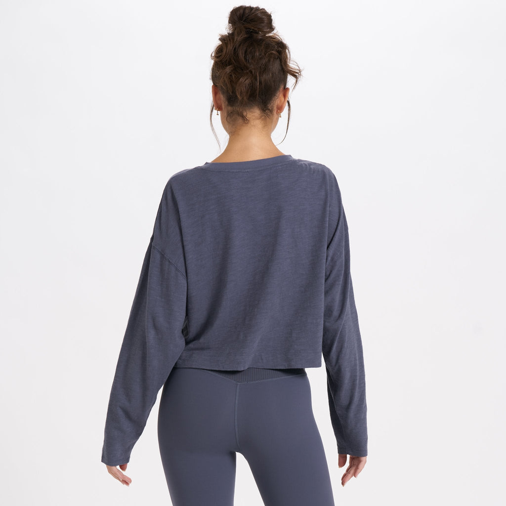 Long-Sleeve Sundown Tee | Azure