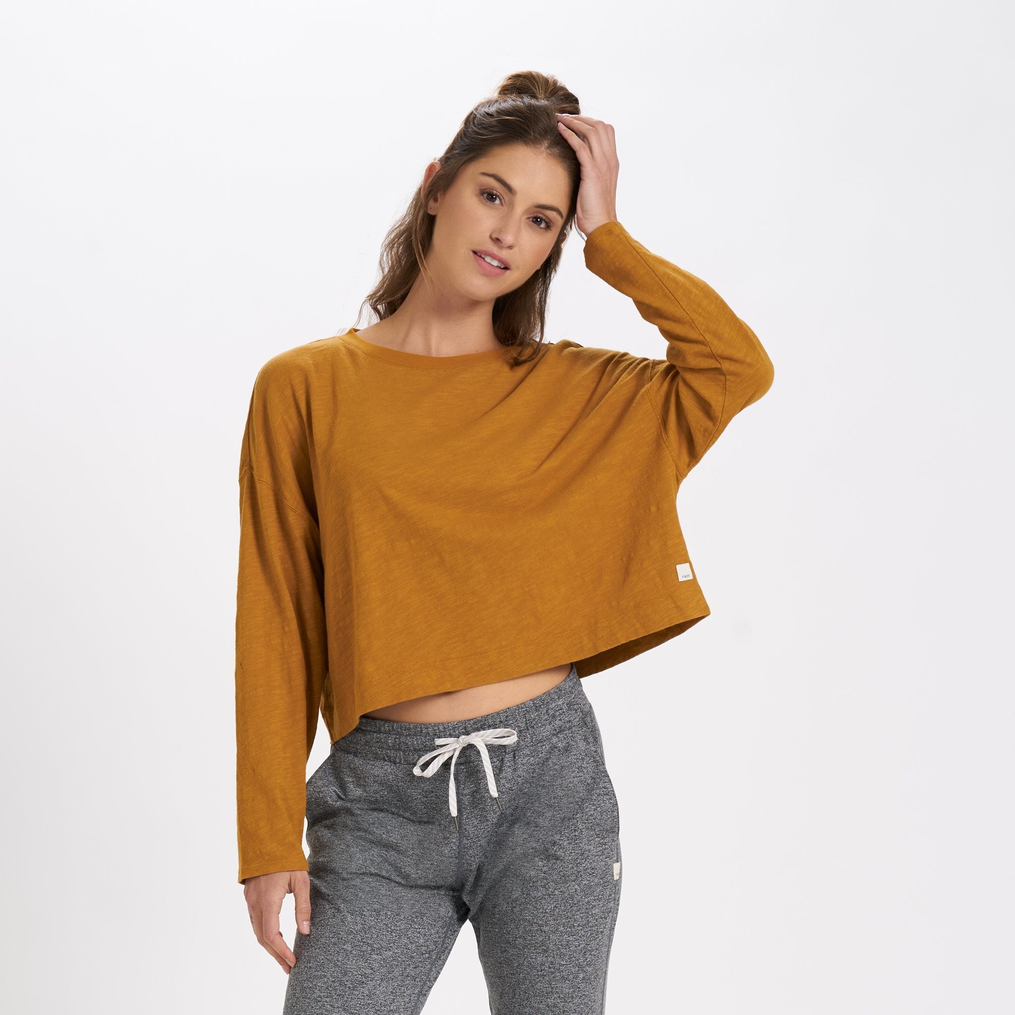 Long-Sleeve Sundown Tee | Dark Golden