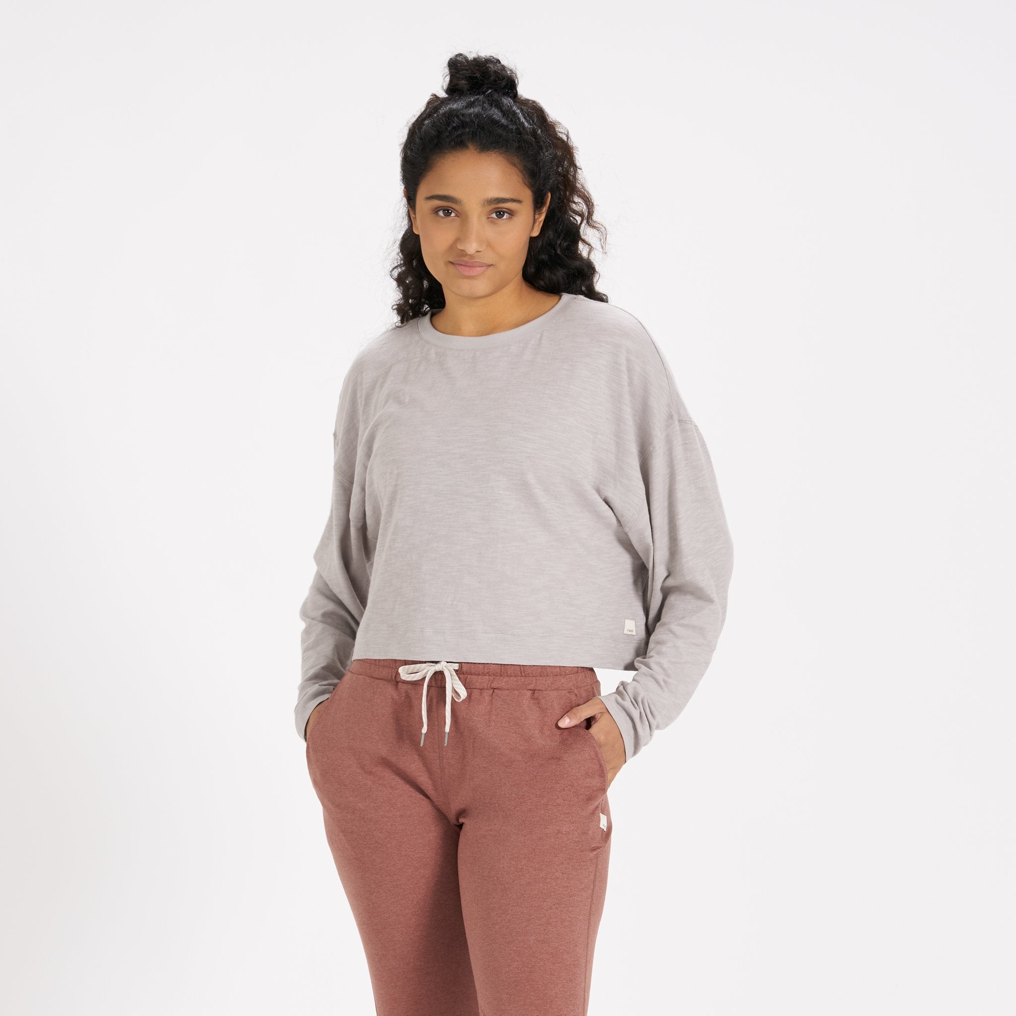 Long-Sleeve Sundown Tee | Fog