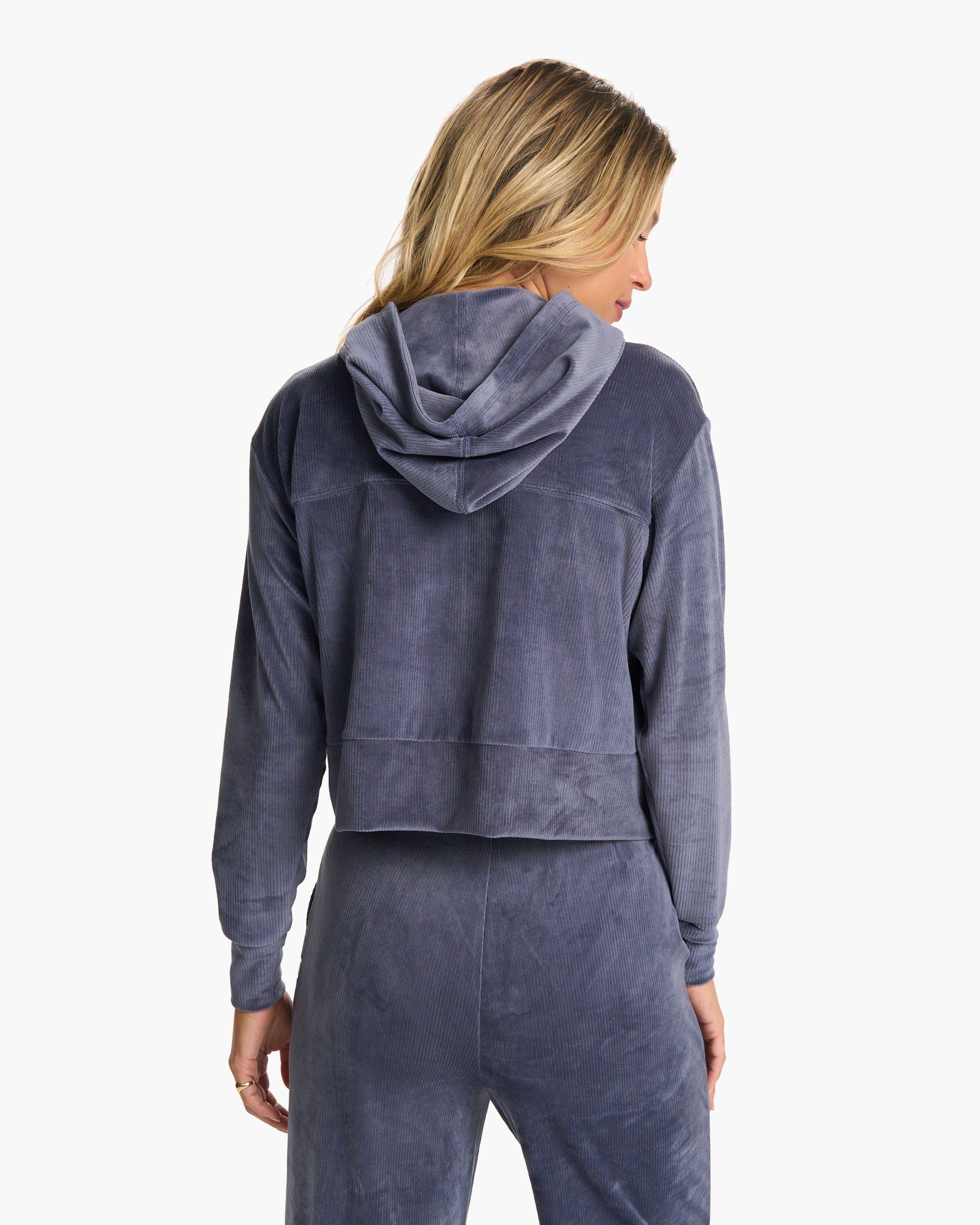 Haven Half Zip Hoodie | Azure