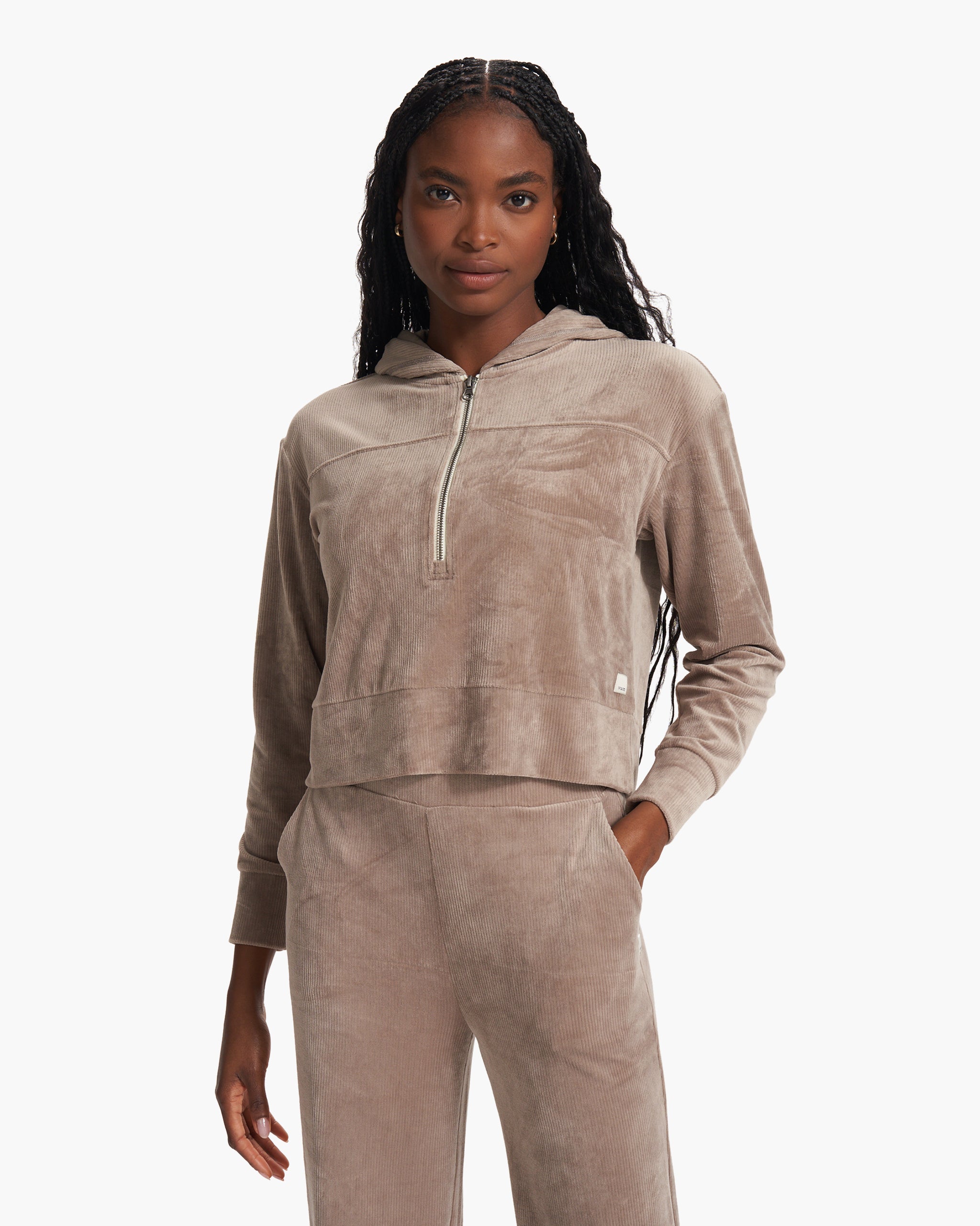 Haven Half Zip Hoodie | Graphite