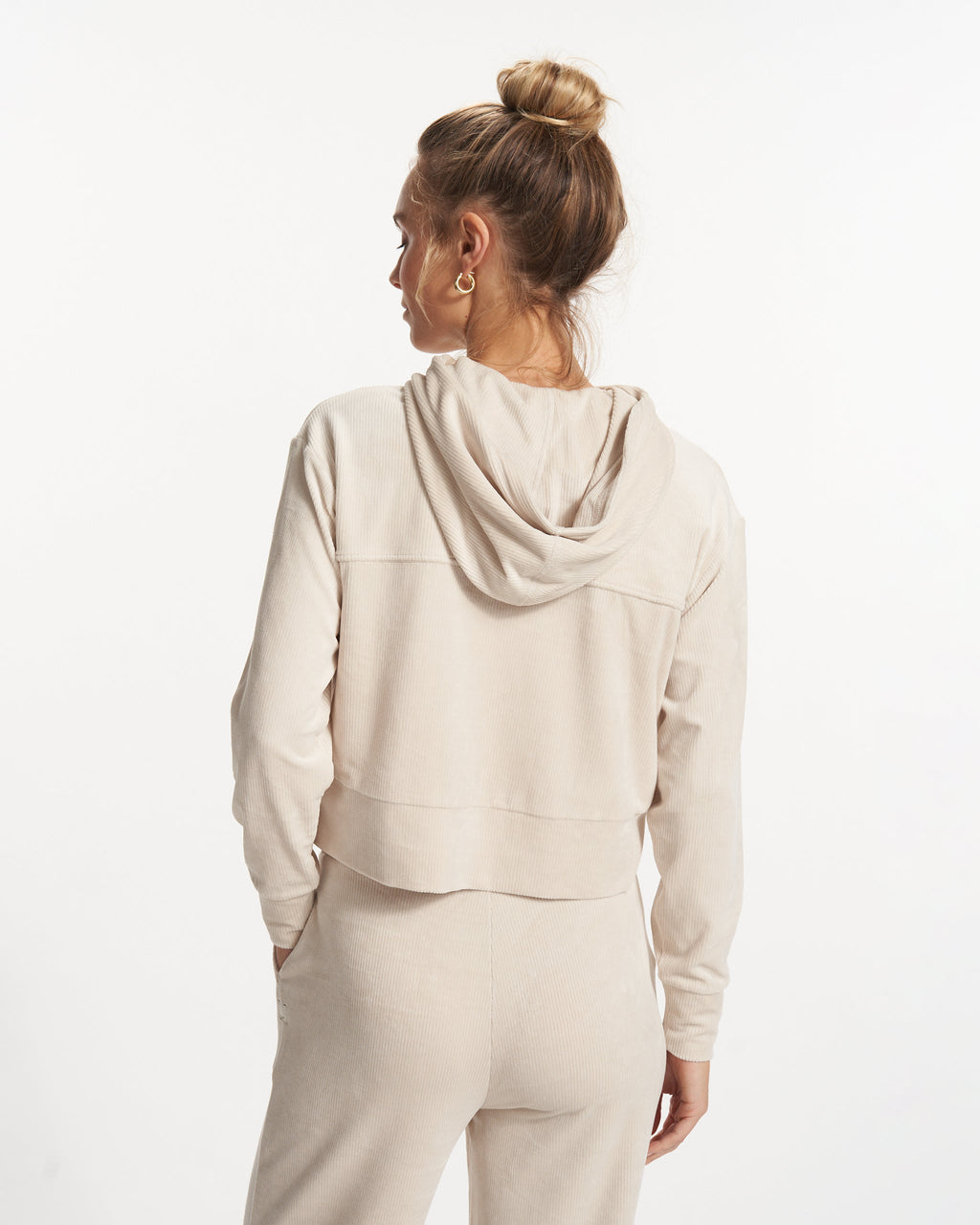 Haven Half Zip Hoodie | Suede