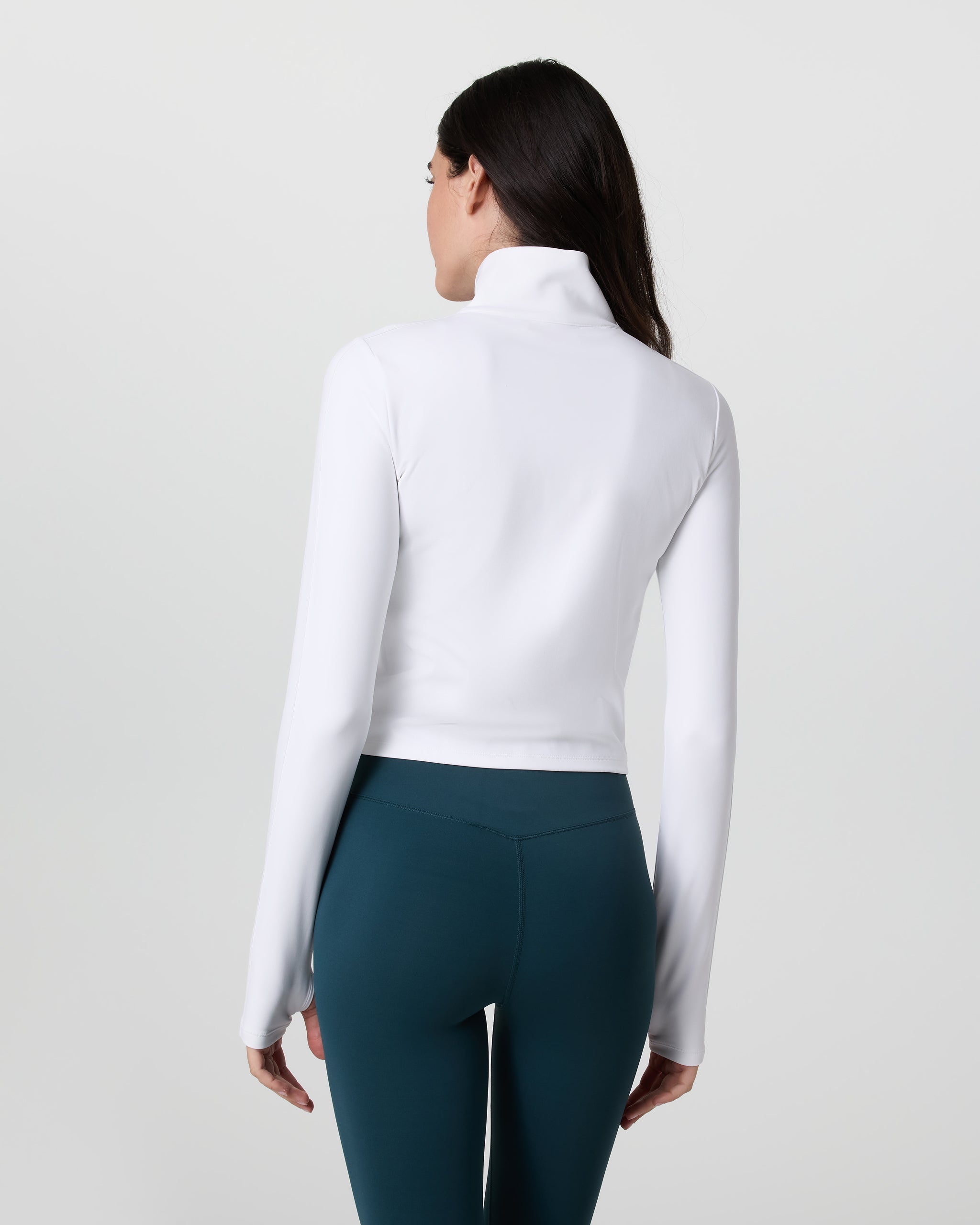 Chilled Out Track Full Zip | White