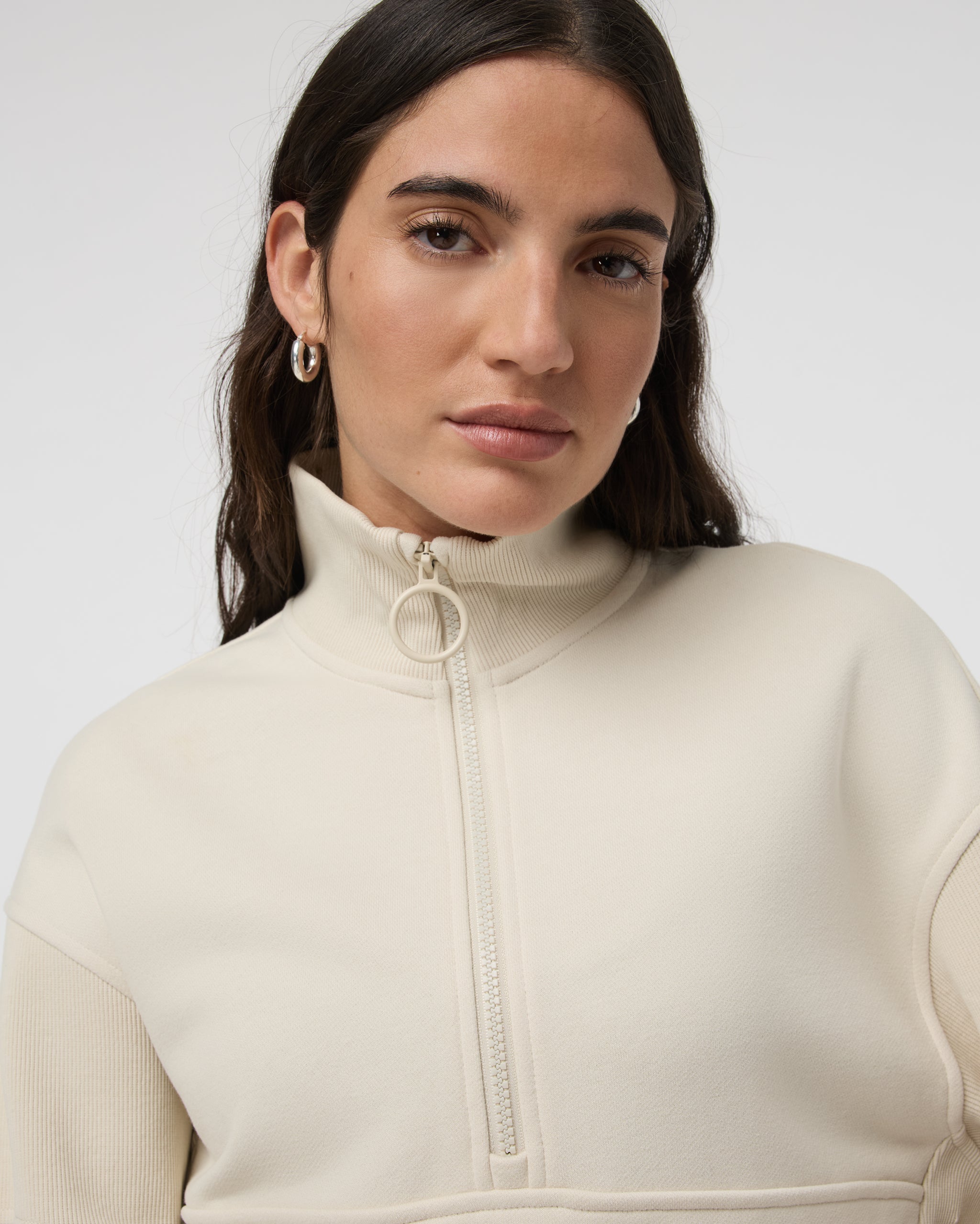 Sedona Rib Half Zip | Bone