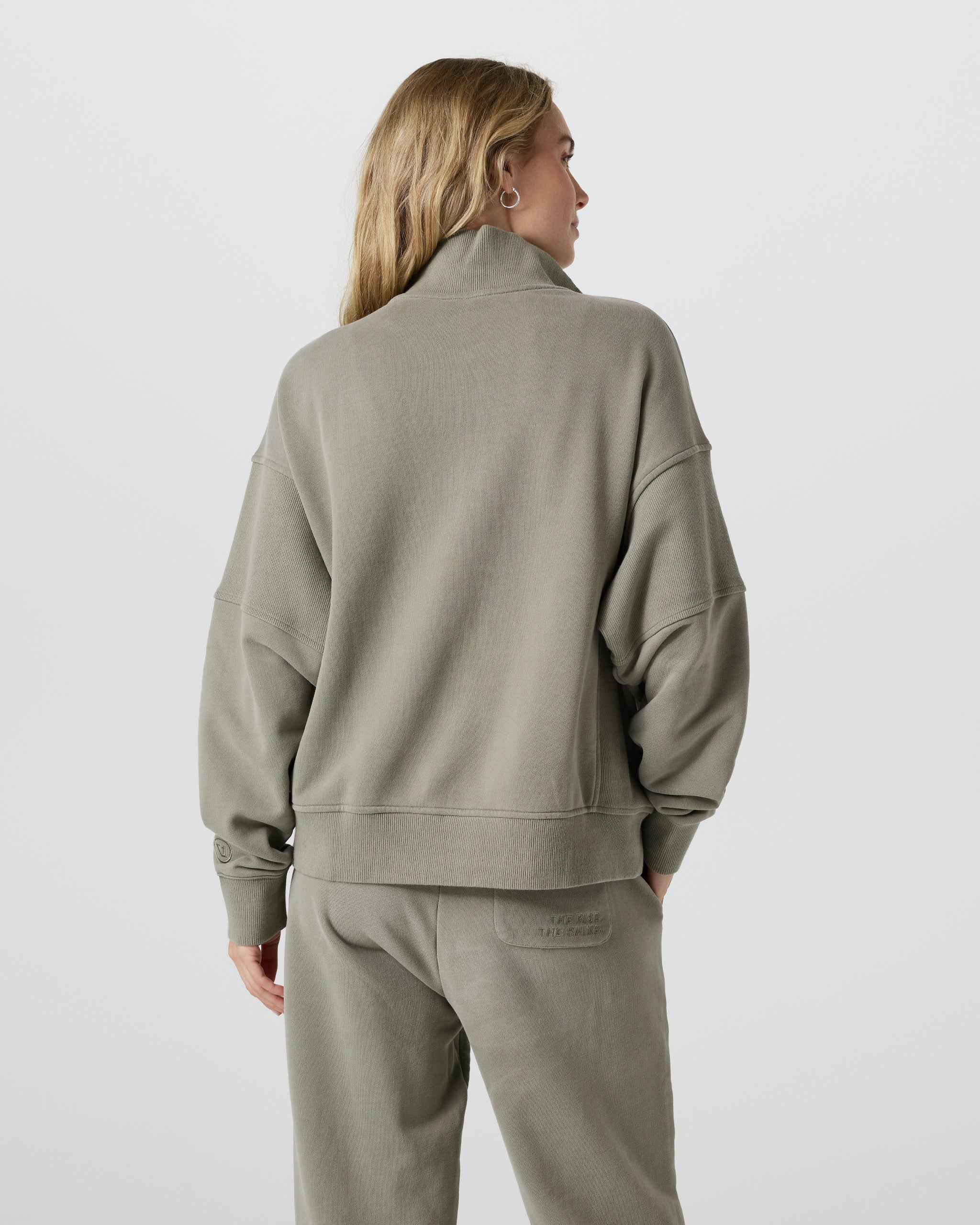 Sedona Rib Half Zip | Metal