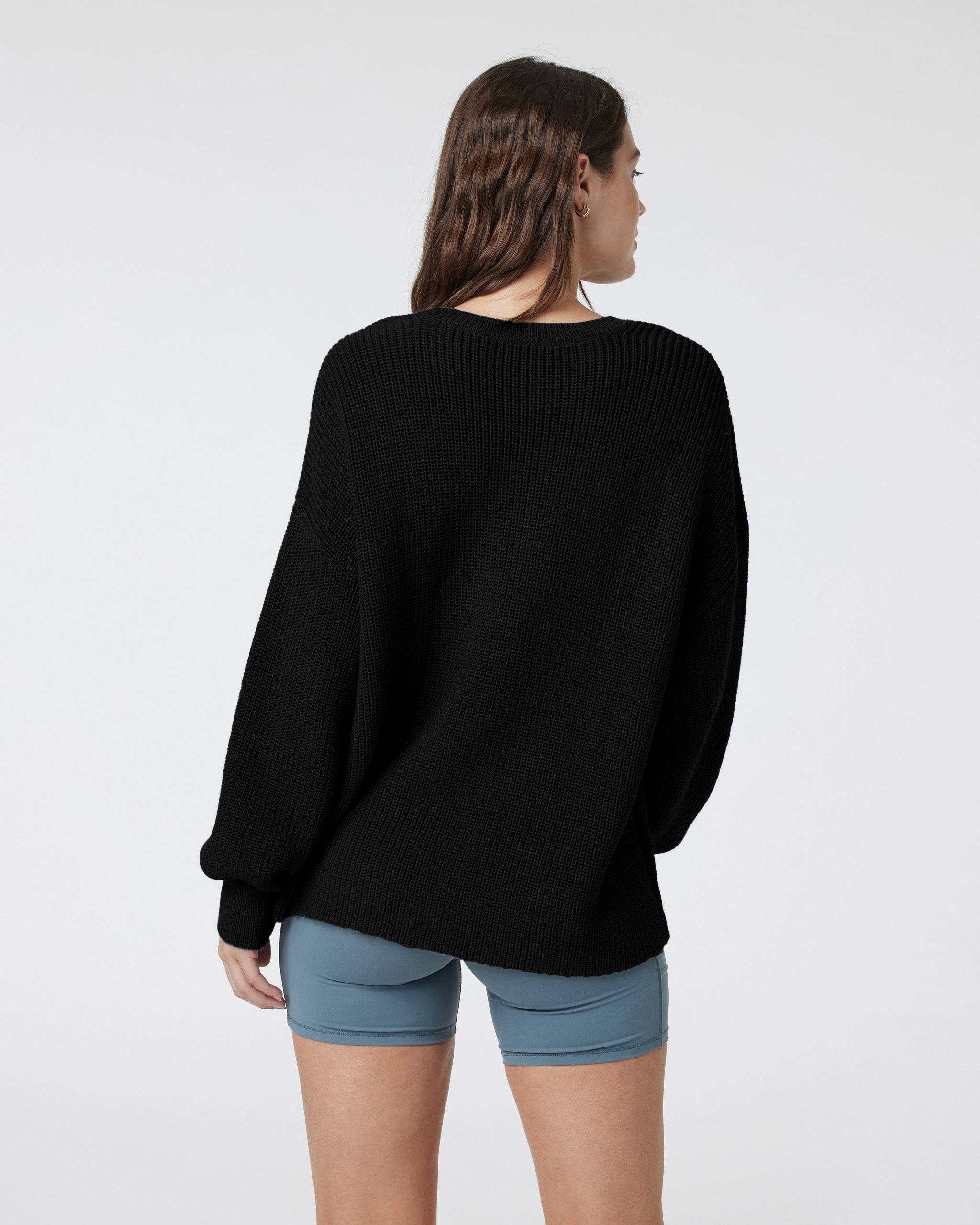 Alps Crew Neck Sweater | Black