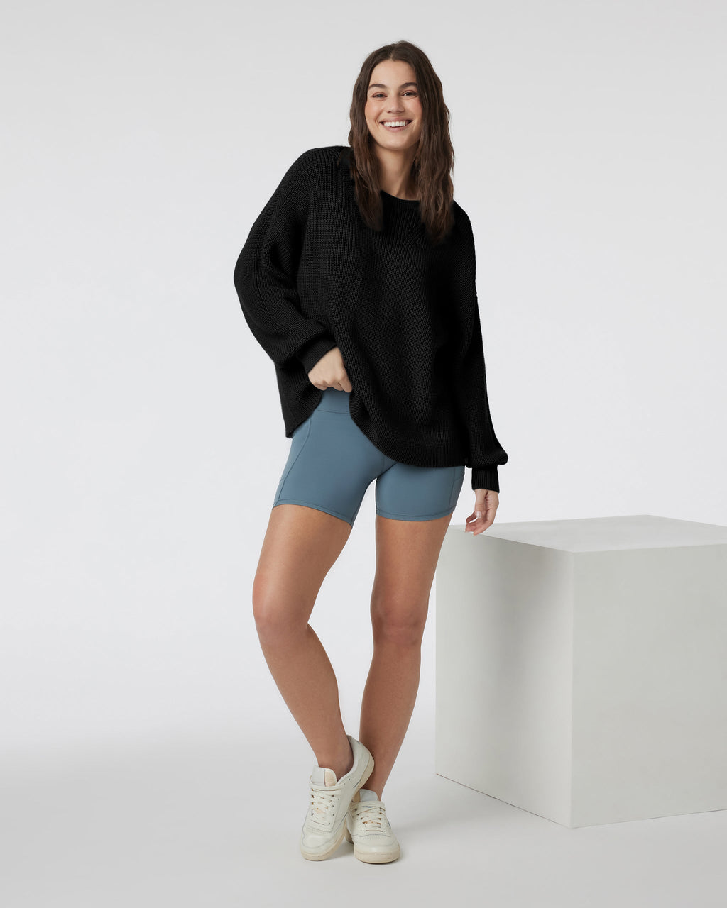 Alps Crew Neck Sweater | Black