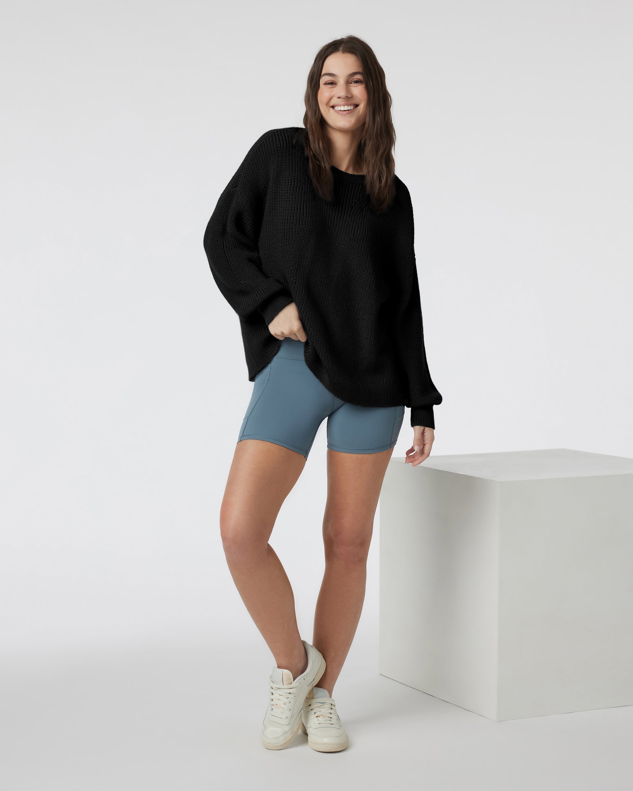 Alps Crew Neck Sweater | Black