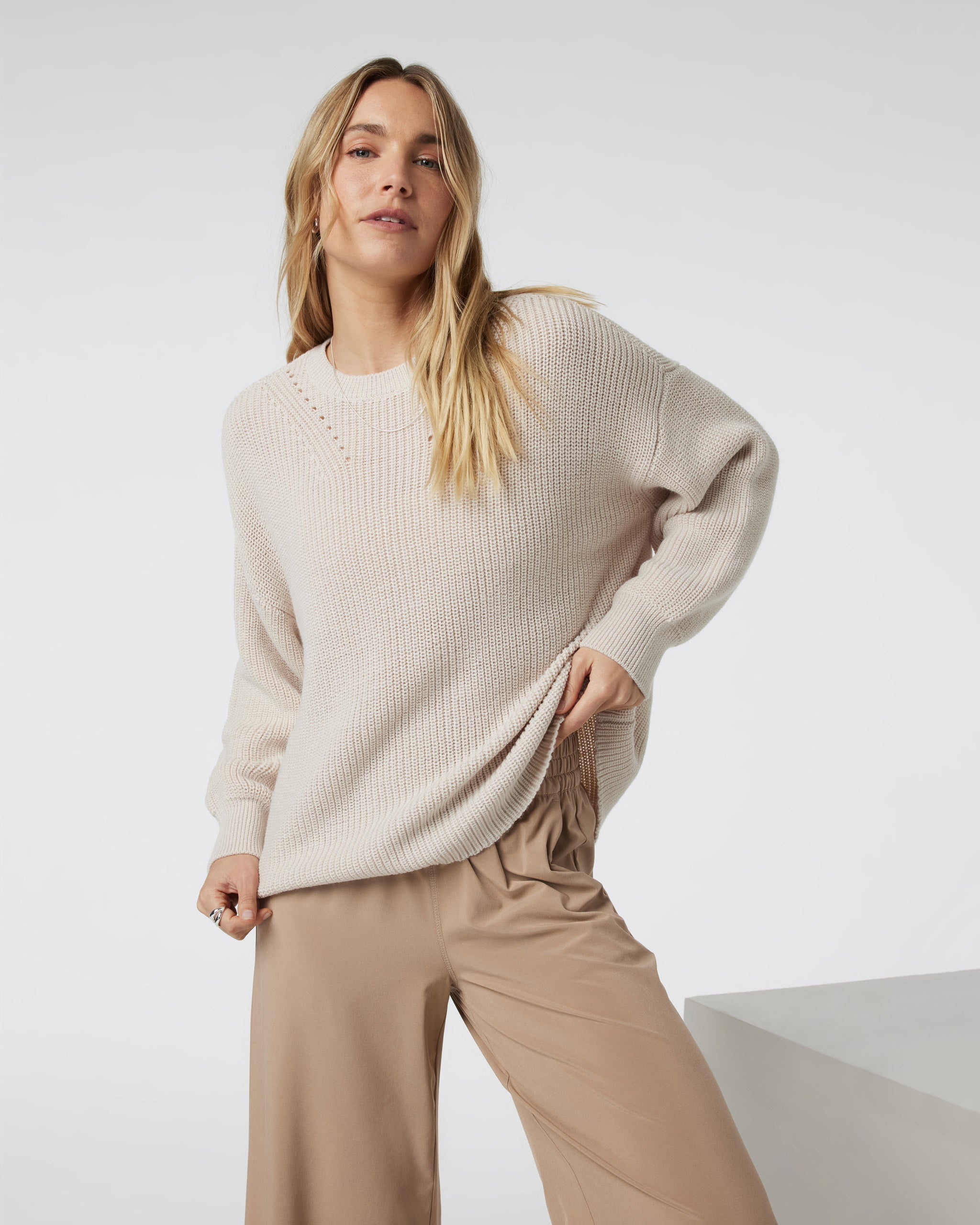 Alps Crew Neck Sweater | Dune