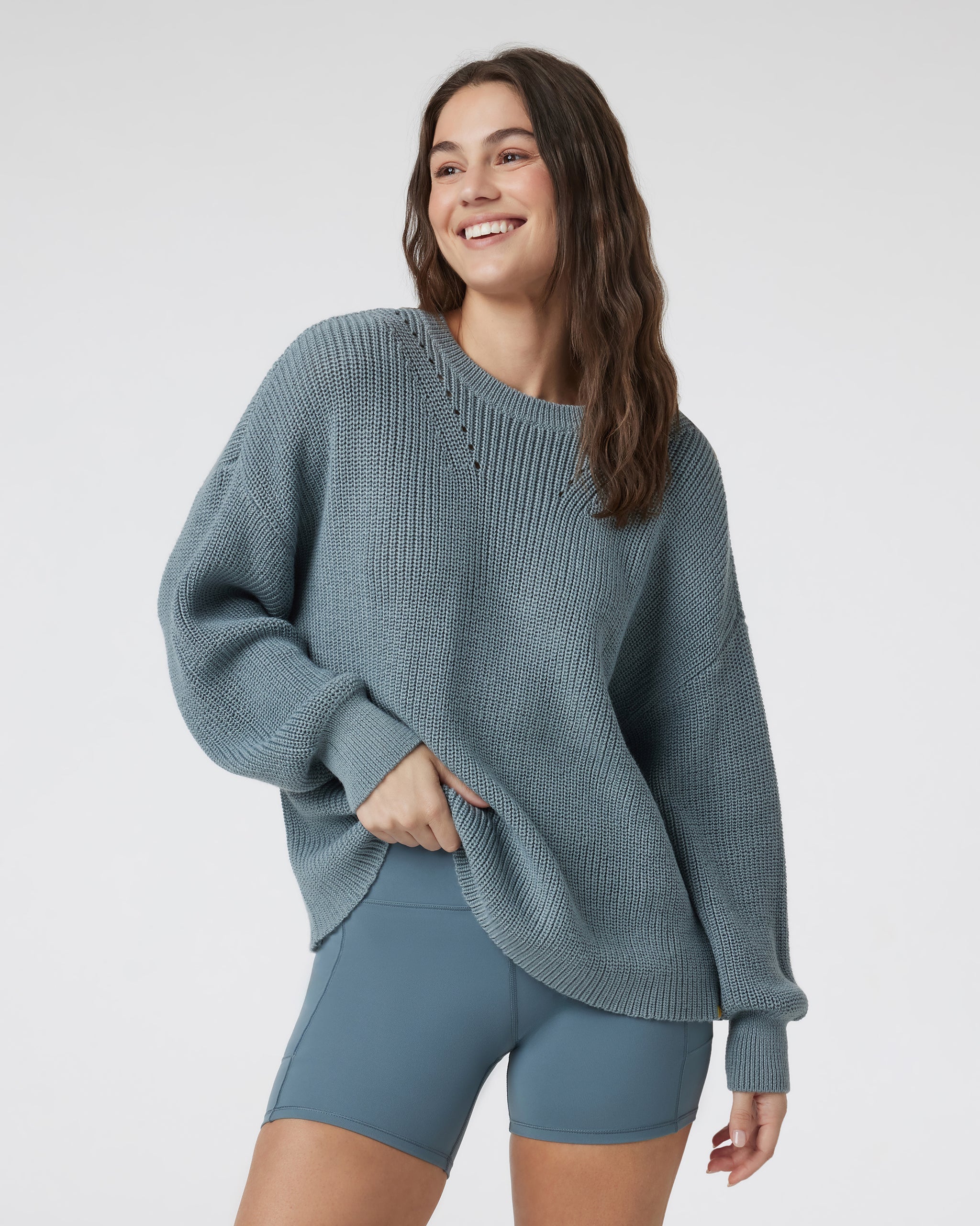 Alps Crew Neck Sweater | Vintage Pistachio