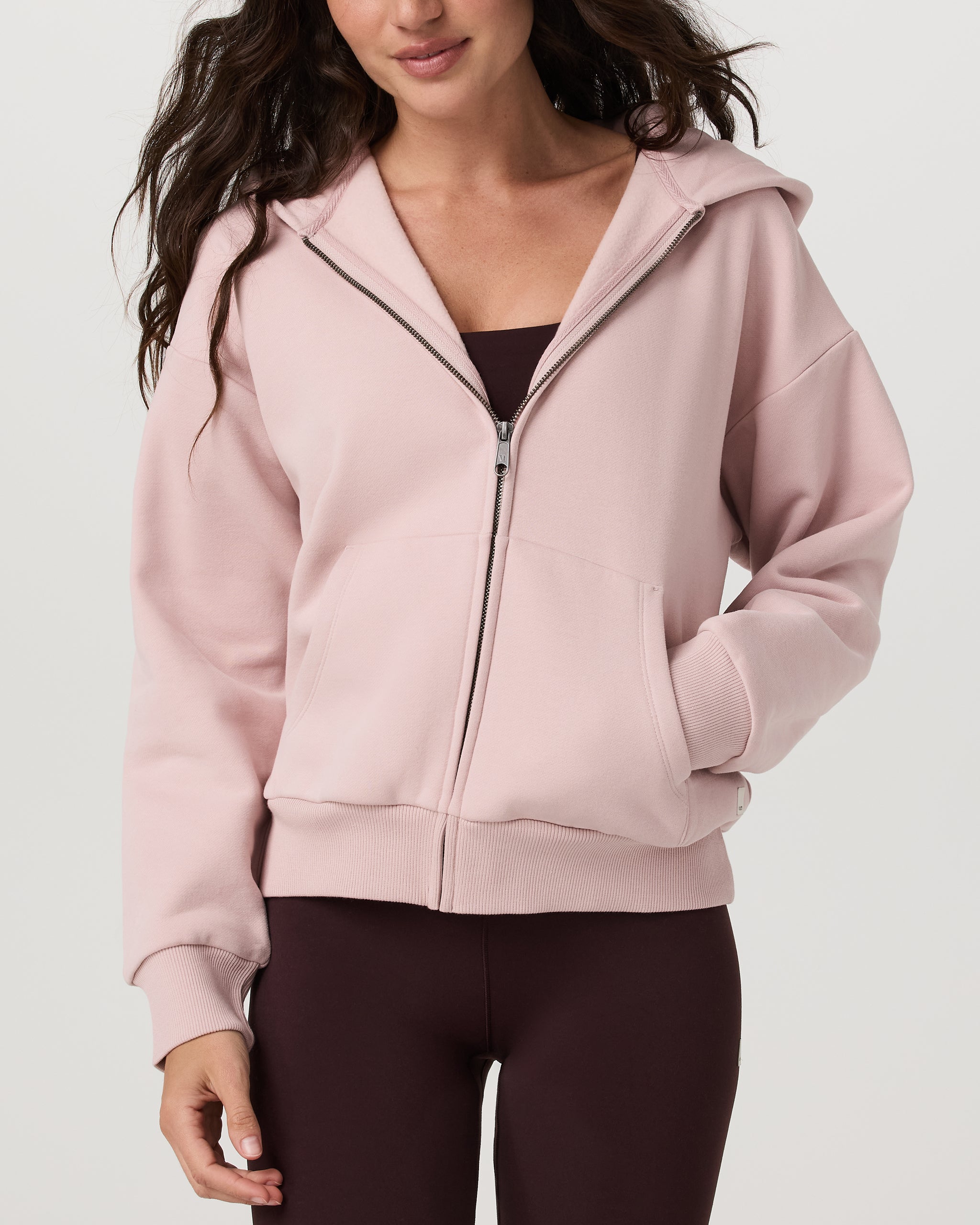 Restore Full Zip Hoodie | Vintage Rose