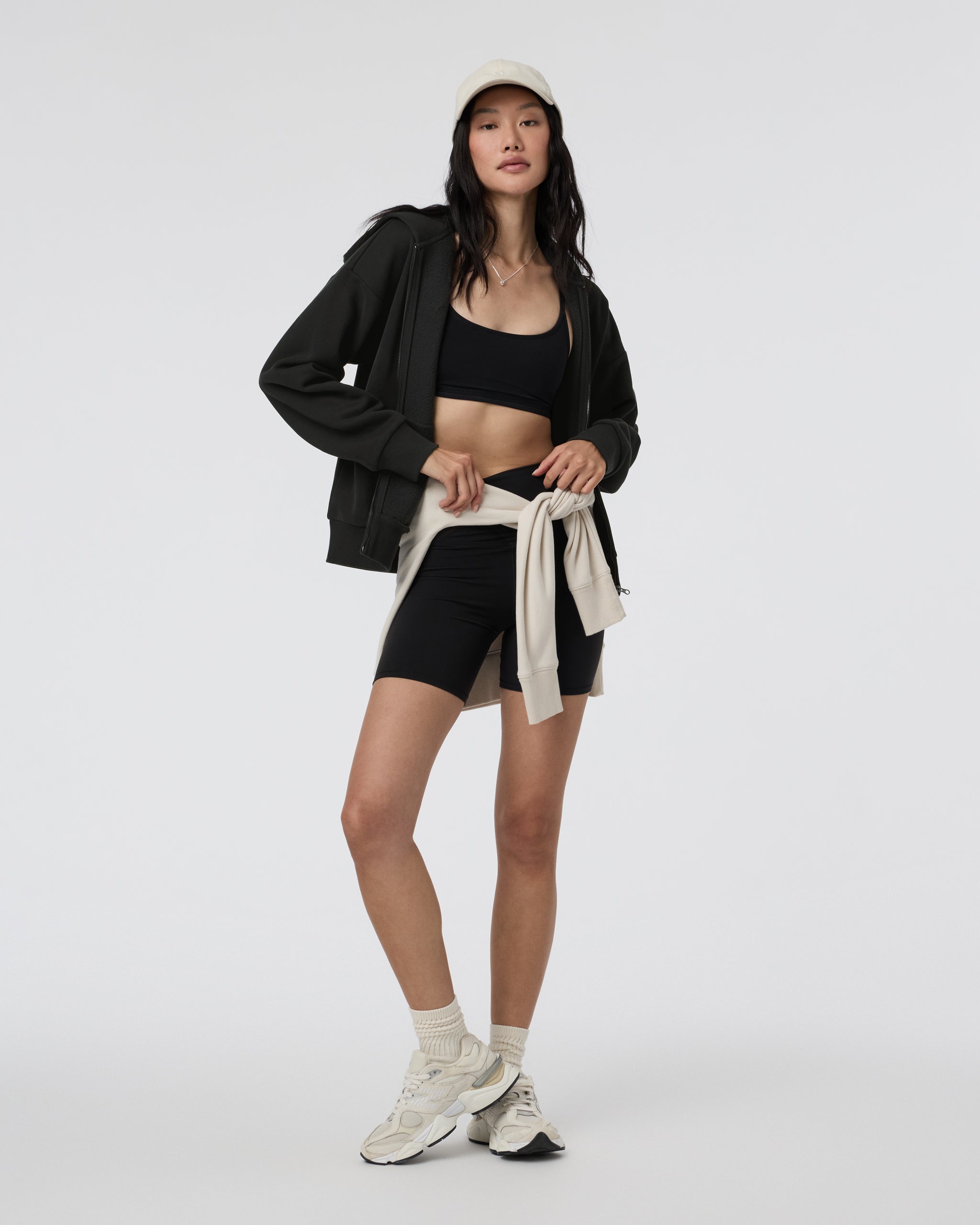 Restore Full Zip Hoodie | Washed Black