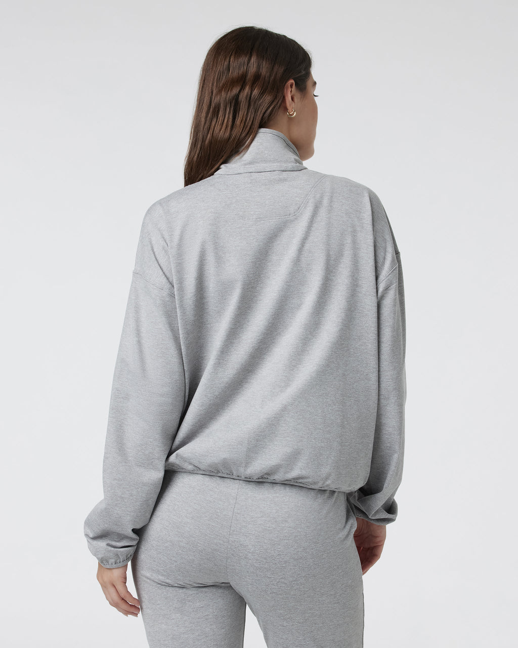 Granite Snap Mock | Light Heather Grey