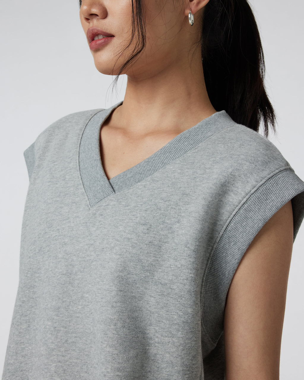 Sedona Vest | Light Heather Grey