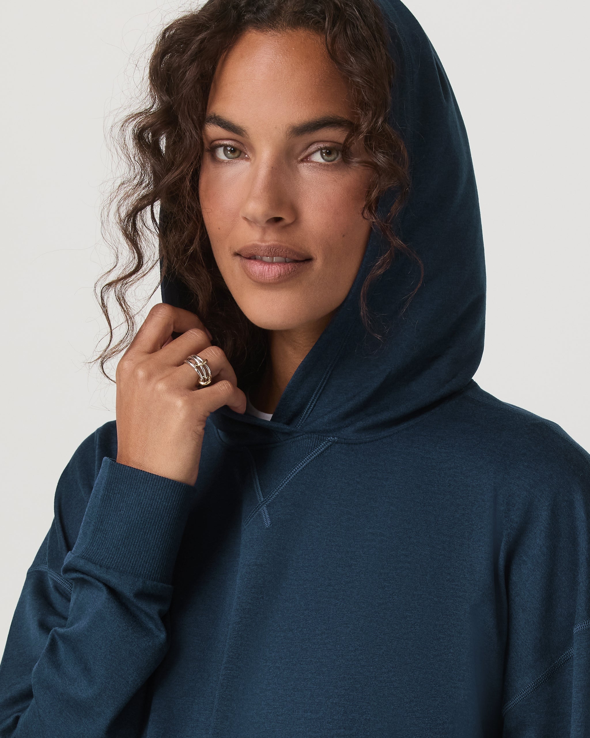 Halo Modern Pullover Hoodie | Blue Coast Heather