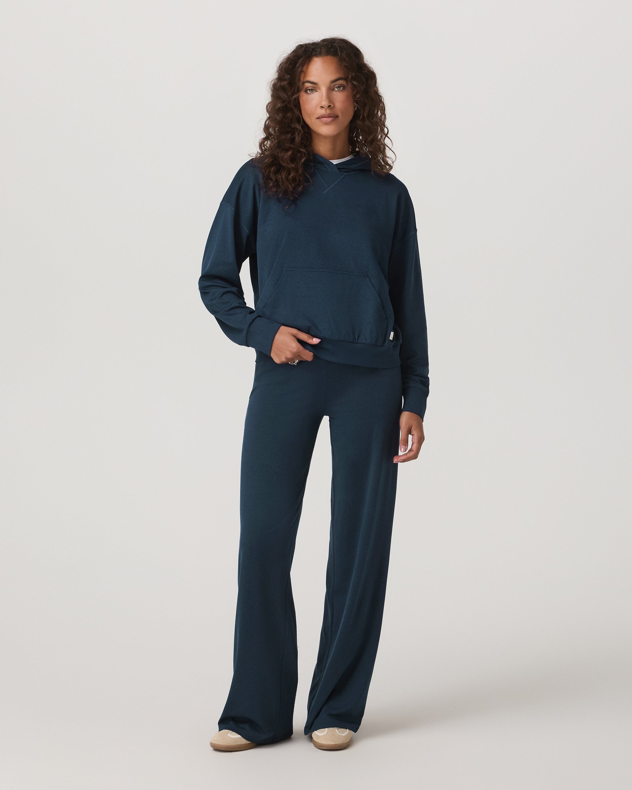 Halo Modern Pullover Hoodie | Blue Coast Heather