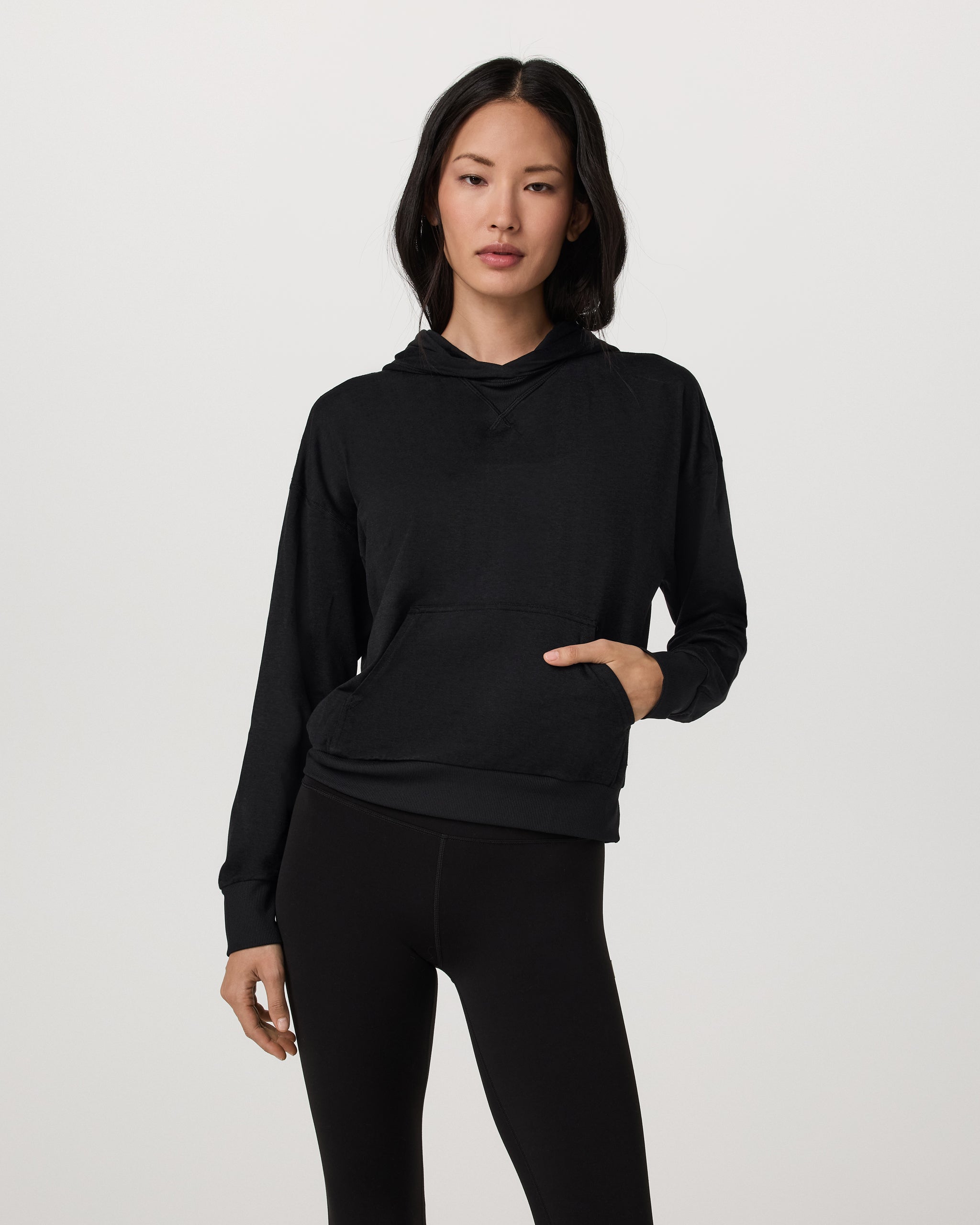 Halo Modern Pullover Hoodie | Black Heather