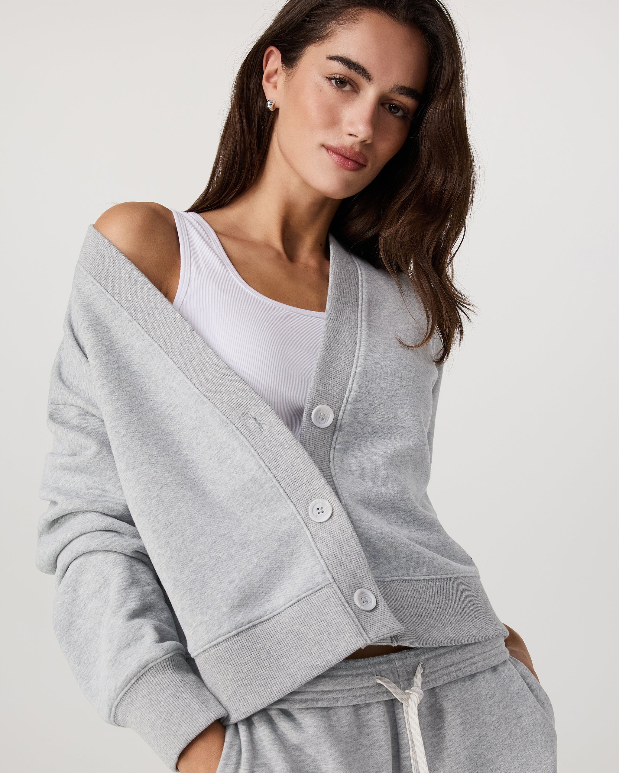Sedona Cardigan | Light Heather Grey