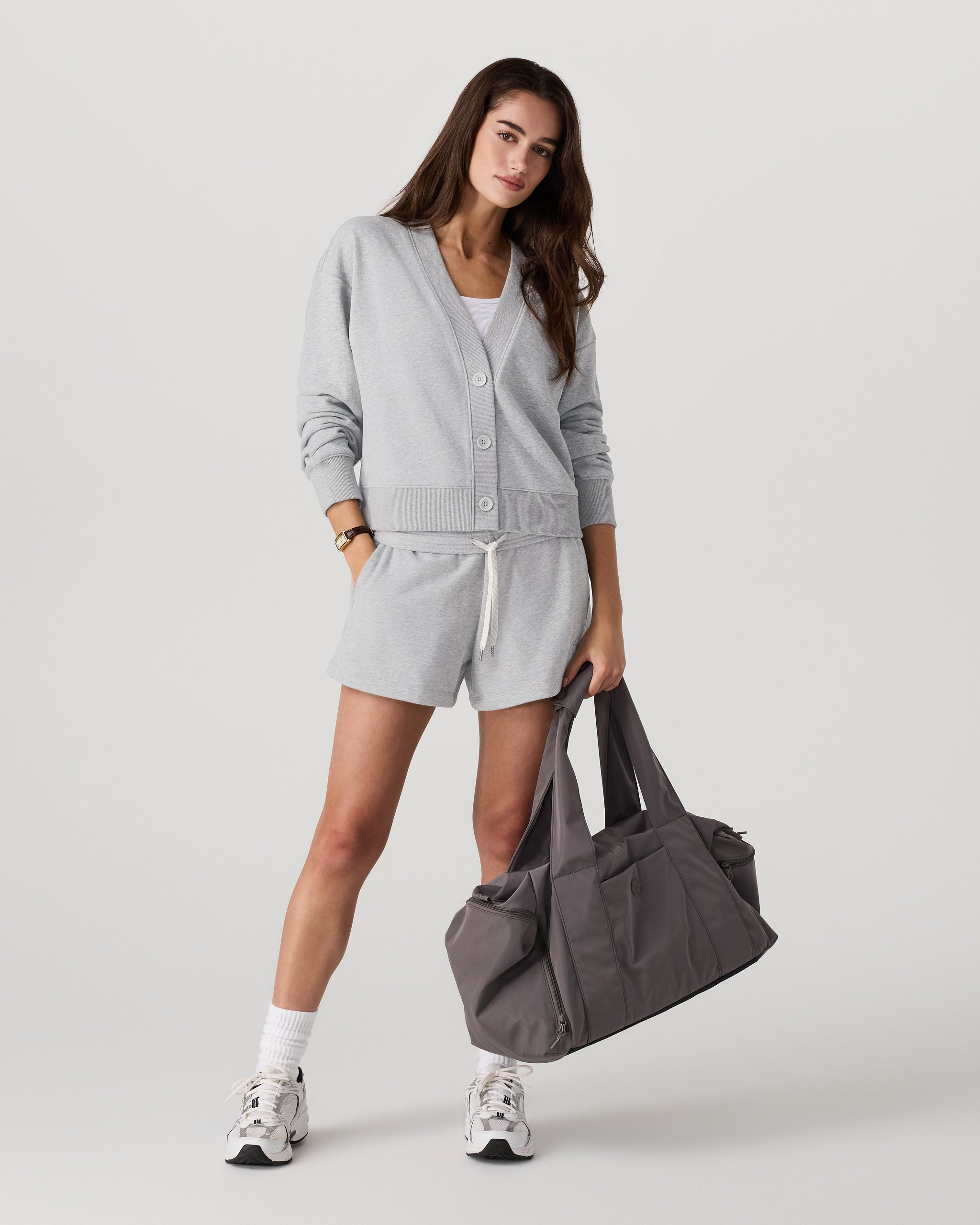 Sedona Cardigan | Light Heather Grey