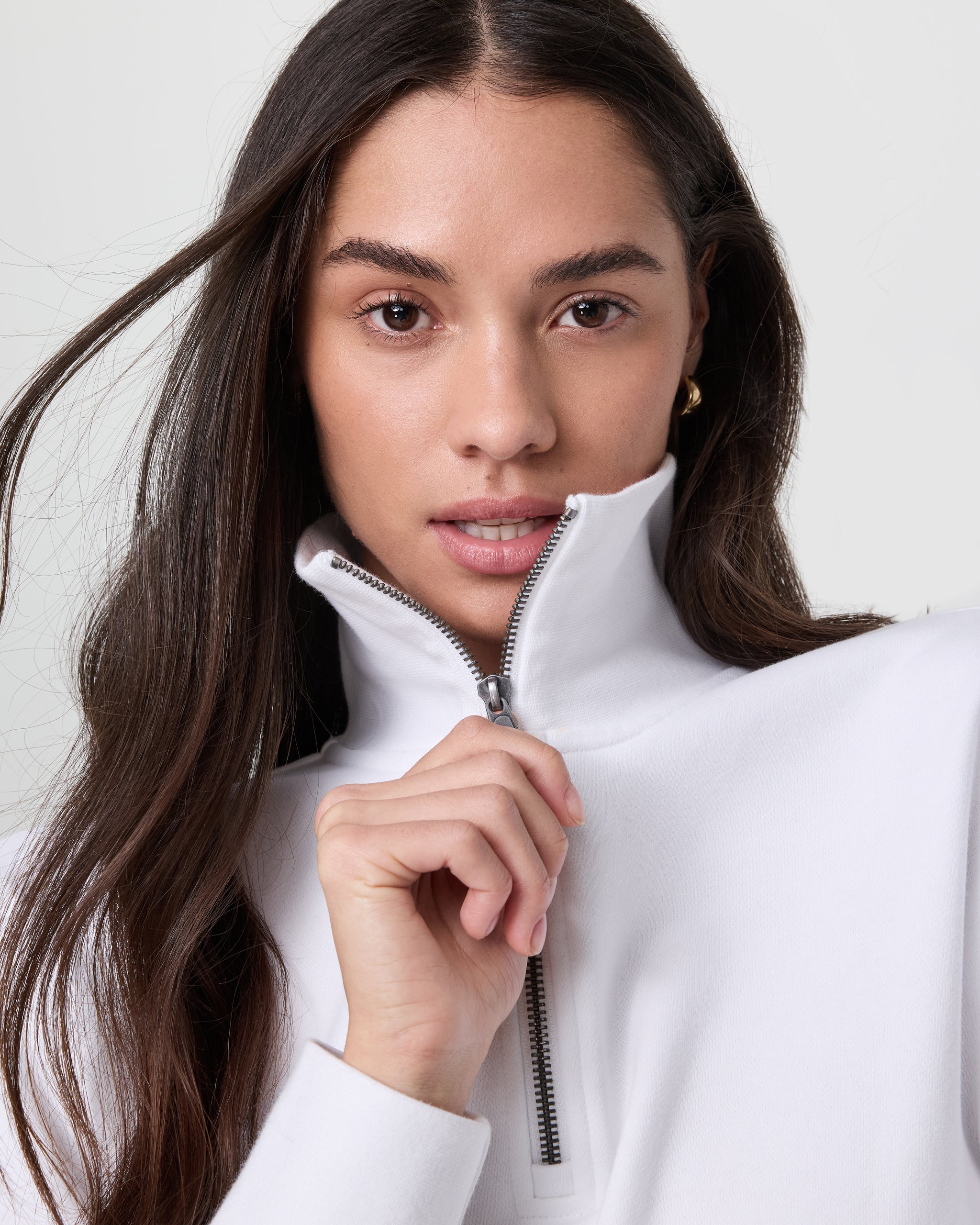 Sedona Sport Half Zip | White